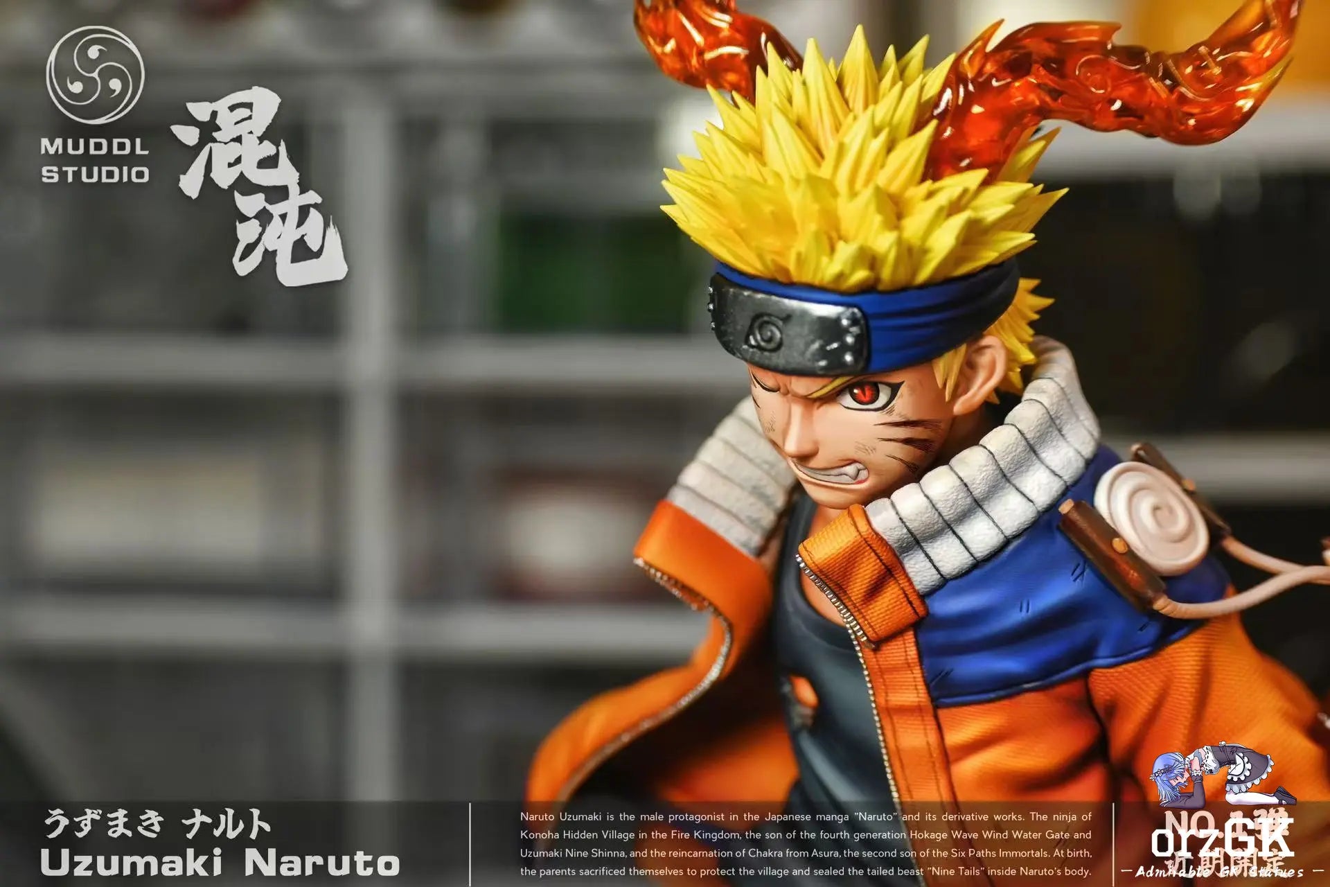 MUDDL Studio - Naruto Final Valley Battle Naruto Uzumaki resin statue Navy Toys anime figure