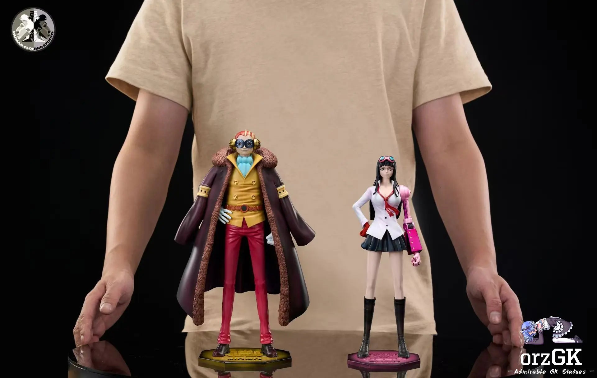 Clone Studio - One Piece Revolutionary Army 4th Edition Jiron & Ahiru resin statue Navy Toys anime figure