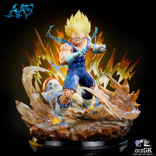 Jie Ke Bang Studio & ArmyAnt Studio - Dragon Ball Demonized Vegeta resin statue Navy Toys anime figure
