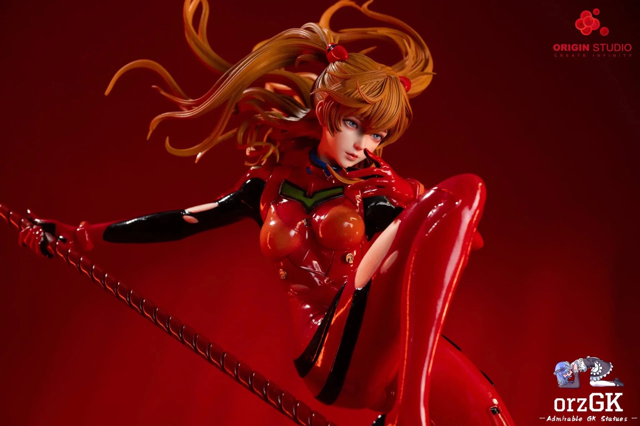 ORIGIN Studio - Neon Genesis Evangelion Soryu Asuka Langley Heart of Stone resin statue Navy Toys anime figure