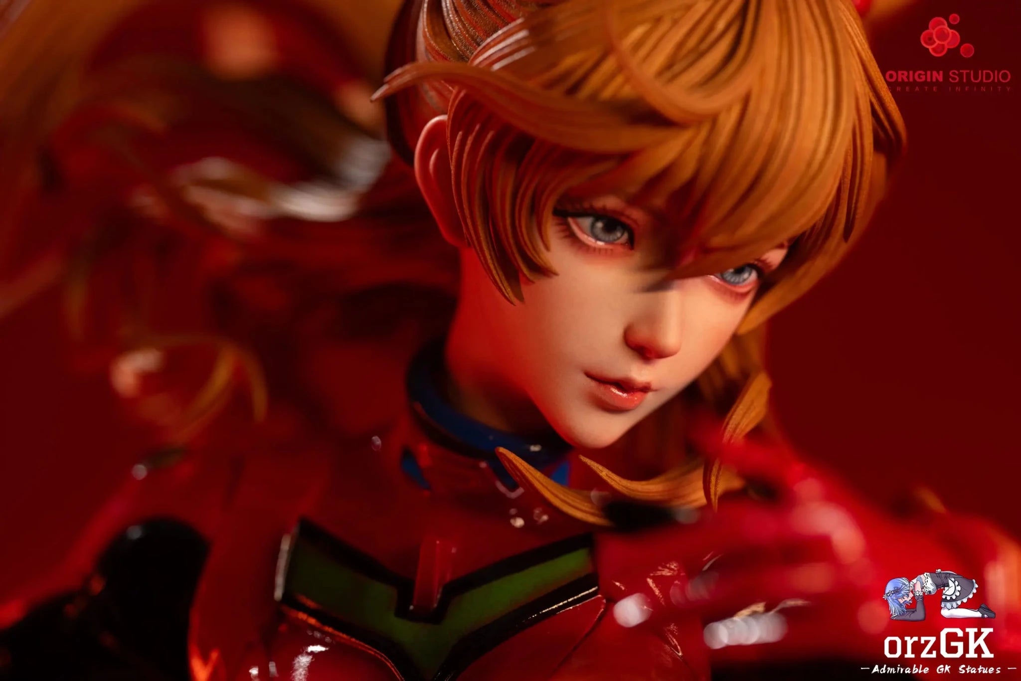 ORIGIN Studio - Neon Genesis Evangelion Soryu Asuka Langley Heart of Stone resin statue Navy Toys anime figure