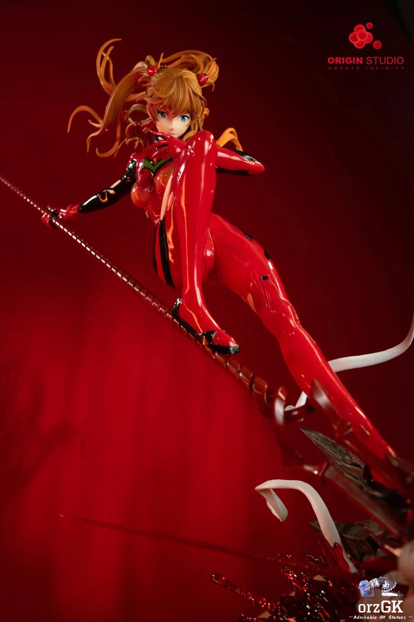 ORIGIN Studio - Neon Genesis Evangelion Soryu Asuka Langley Heart of Stone resin statue Navy Toys anime figure