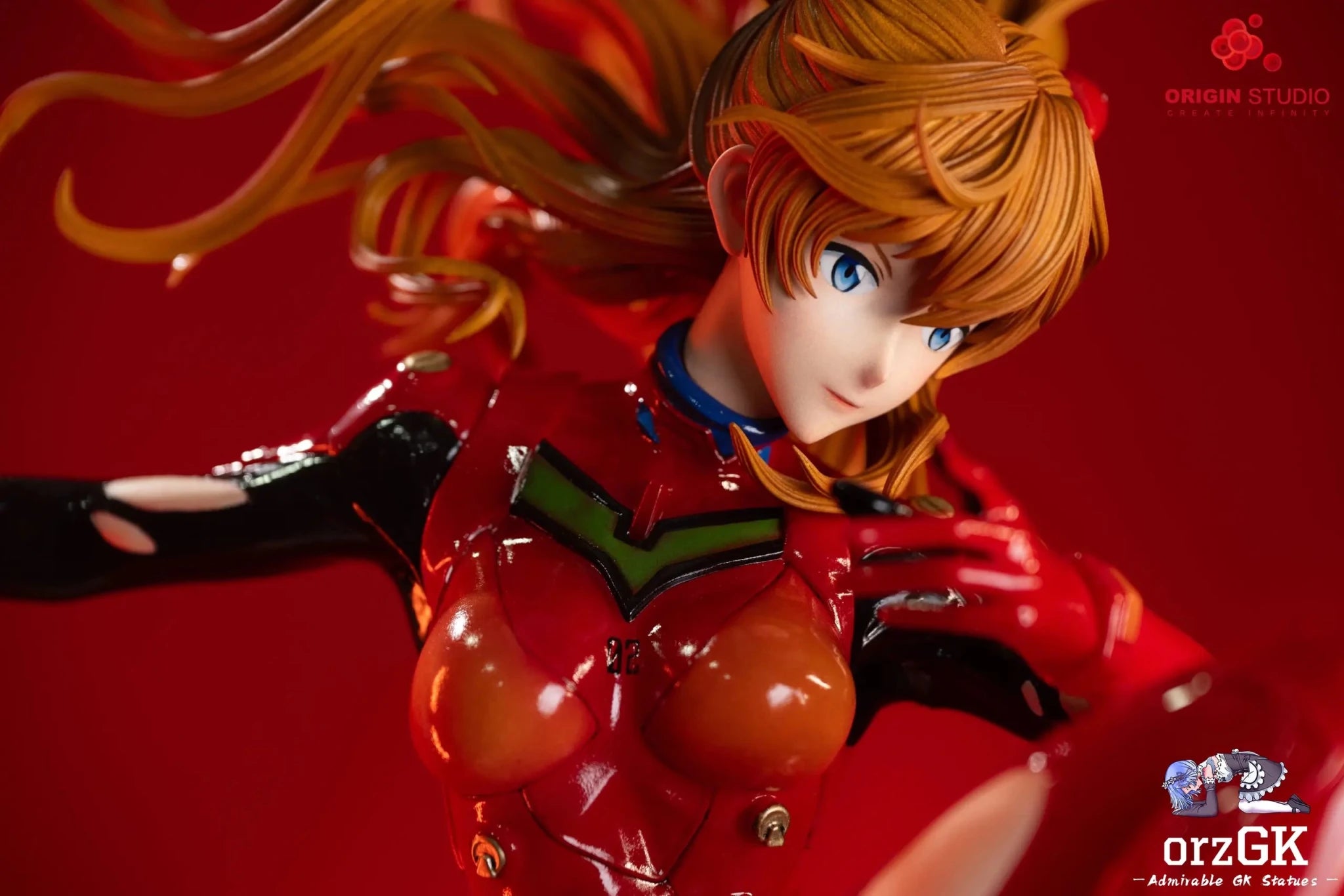 ORIGIN Studio - Neon Genesis Evangelion Soryu Asuka Langley Heart of Stone resin statue Navy Toys anime figure