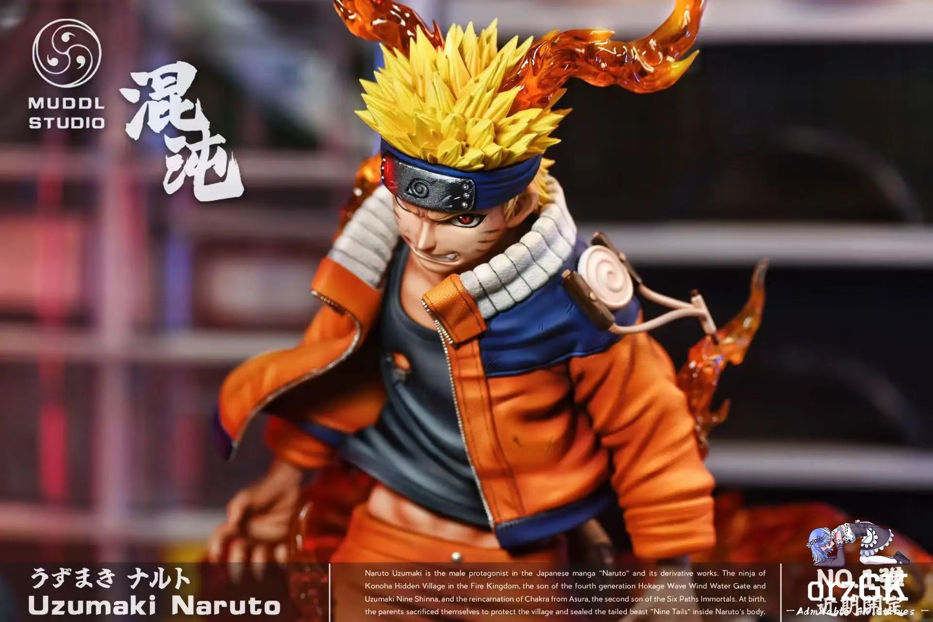 MUDDL Studio - Naruto Final Valley Battle Naruto Uzumaki resin statue Navy Toys anime figure