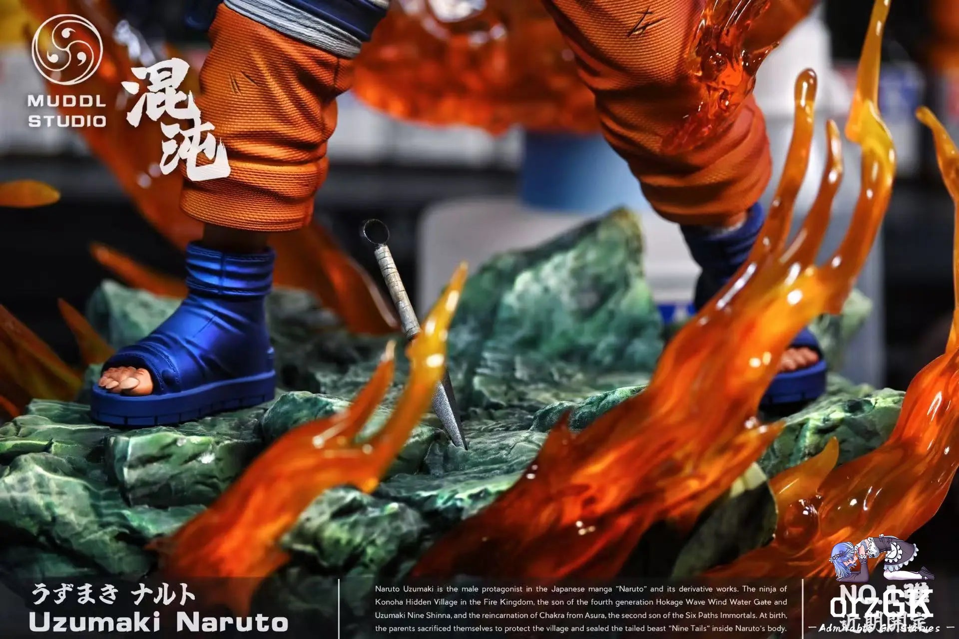 MUDDL Studio - Naruto Final Valley Battle Naruto Uzumaki resin statue Navy Toys anime figure