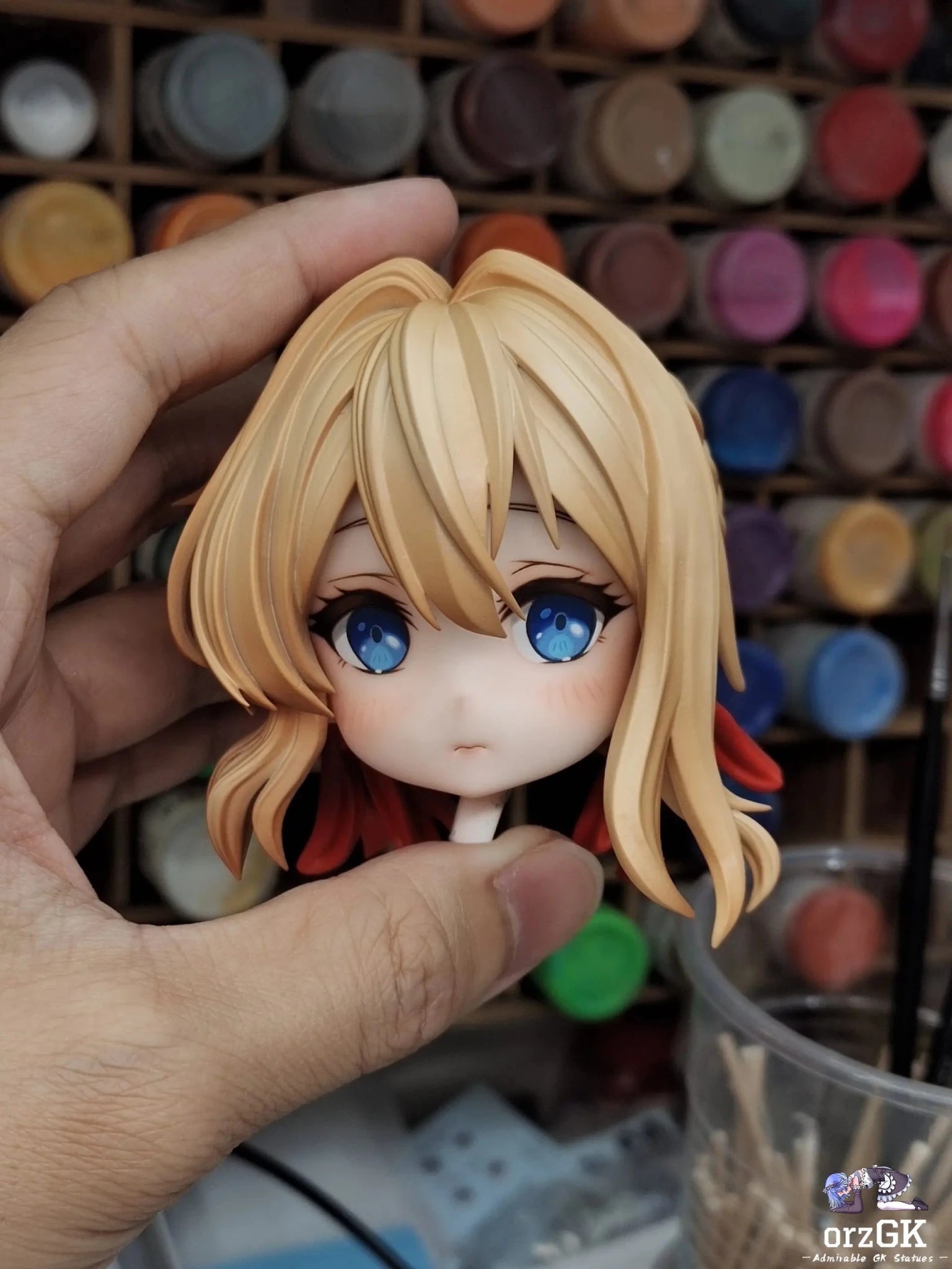 HeRa Studio - Violet Evergarden Chibi Series Violet Evergarden resin statue Navy Toys anime figure