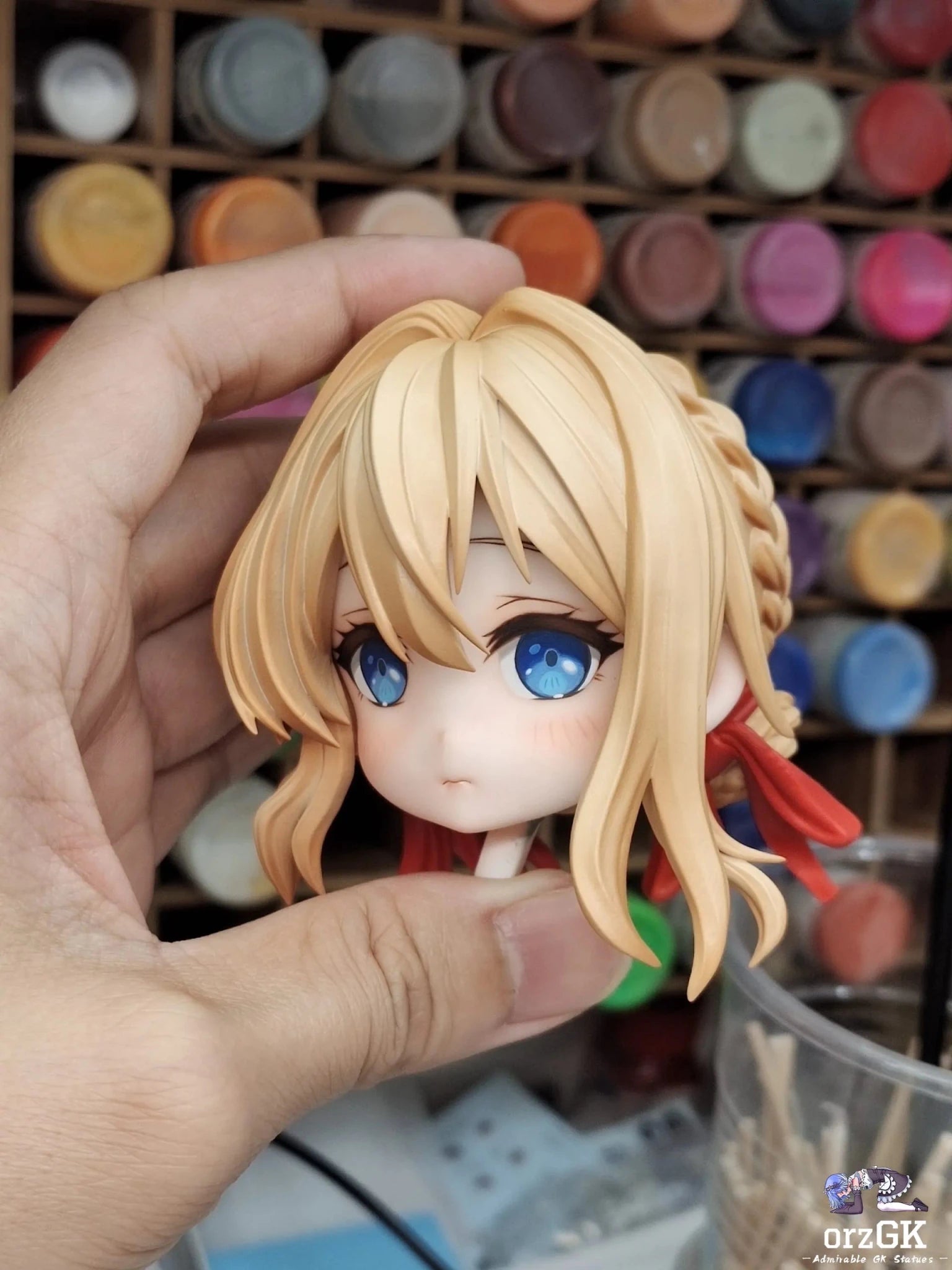 HeRa Studio - Violet Evergarden Chibi Series Violet Evergarden resin statue Navy Toys anime figure