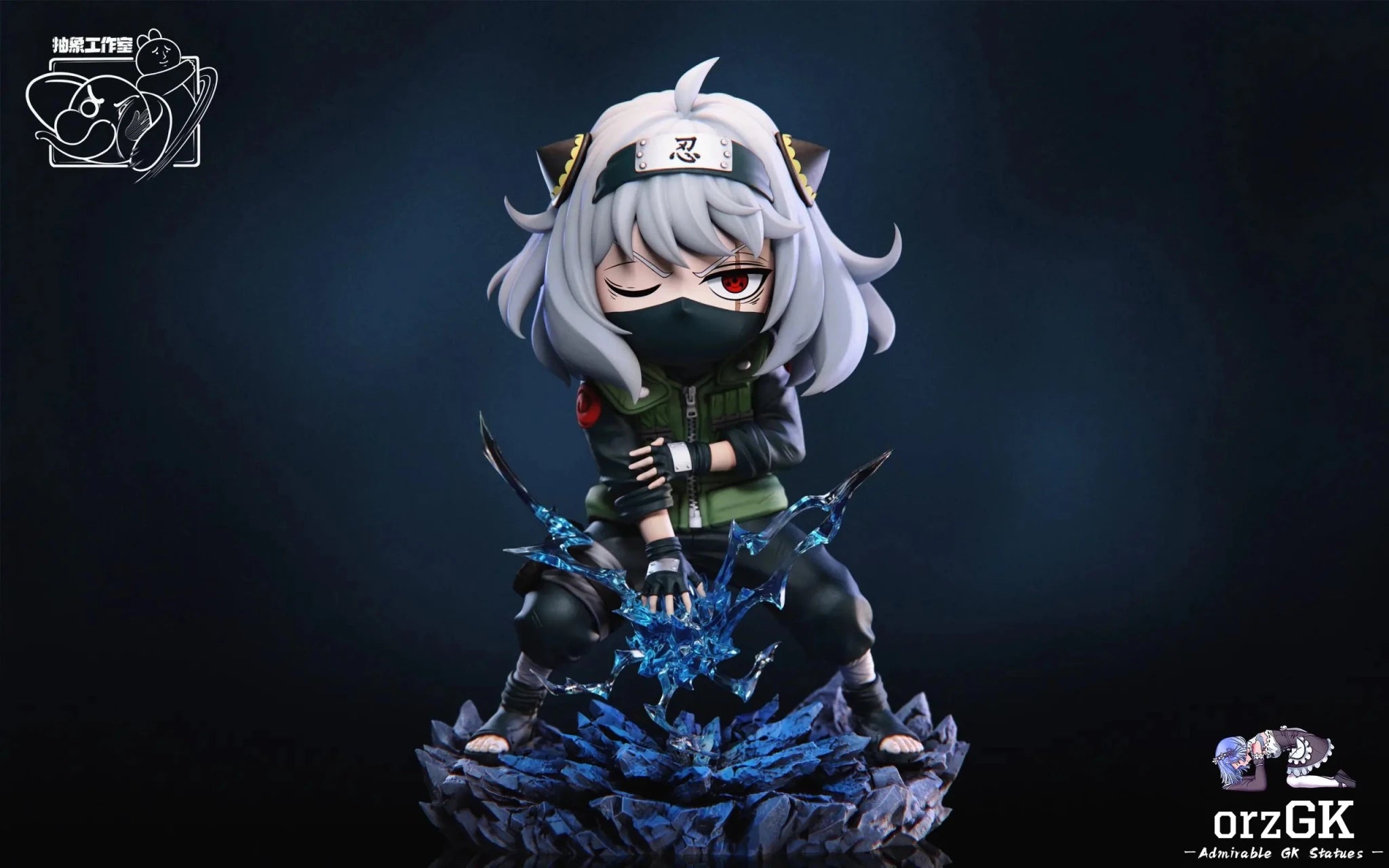 Chou Xiang Studio - SPY×FAMILY Anya Cos Kakashi resin statue Navy Toys anime figure