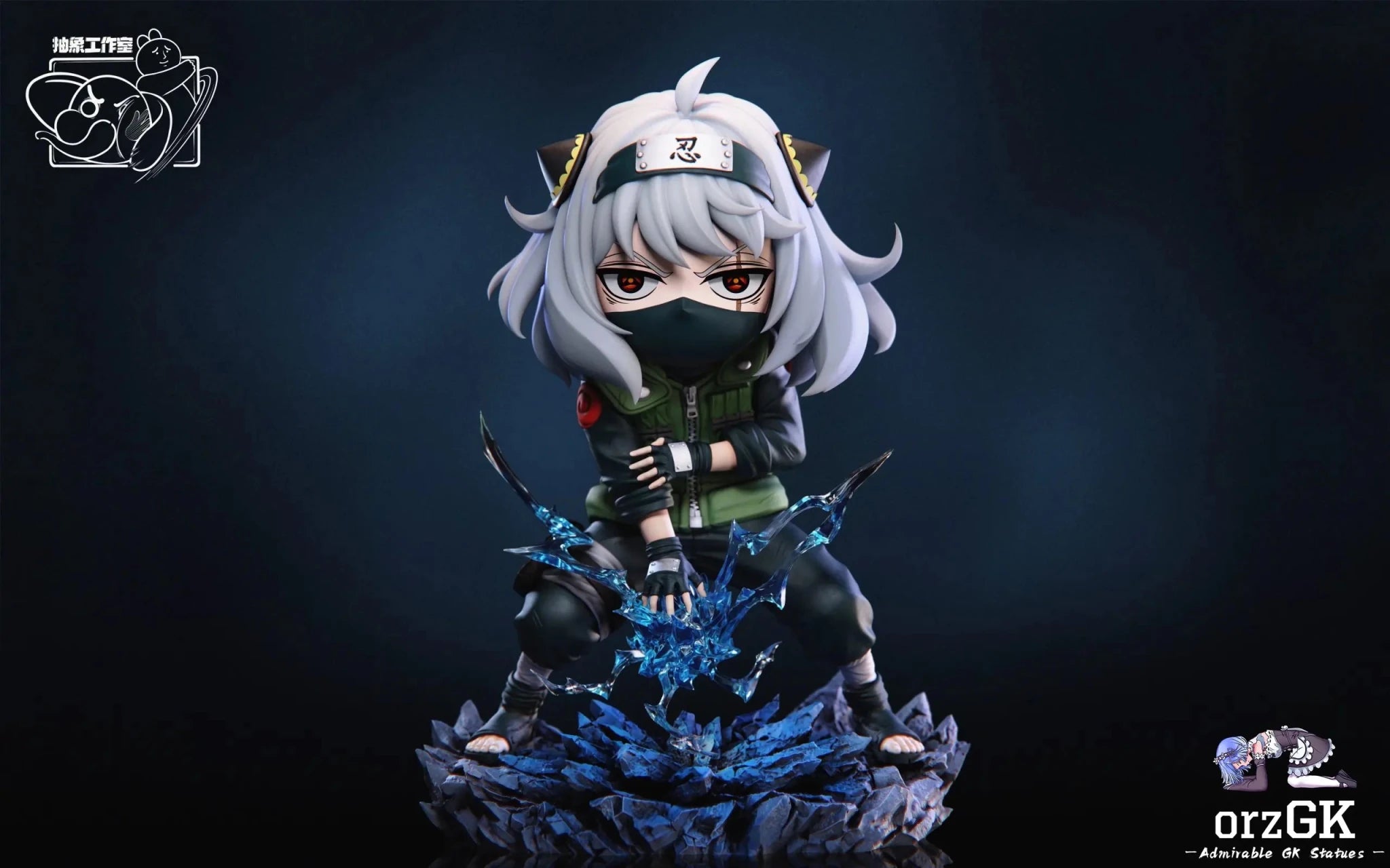 Chou Xiang Studio - SPY×FAMILY Anya Cos Kakashi resin statue Navy Toys anime figure