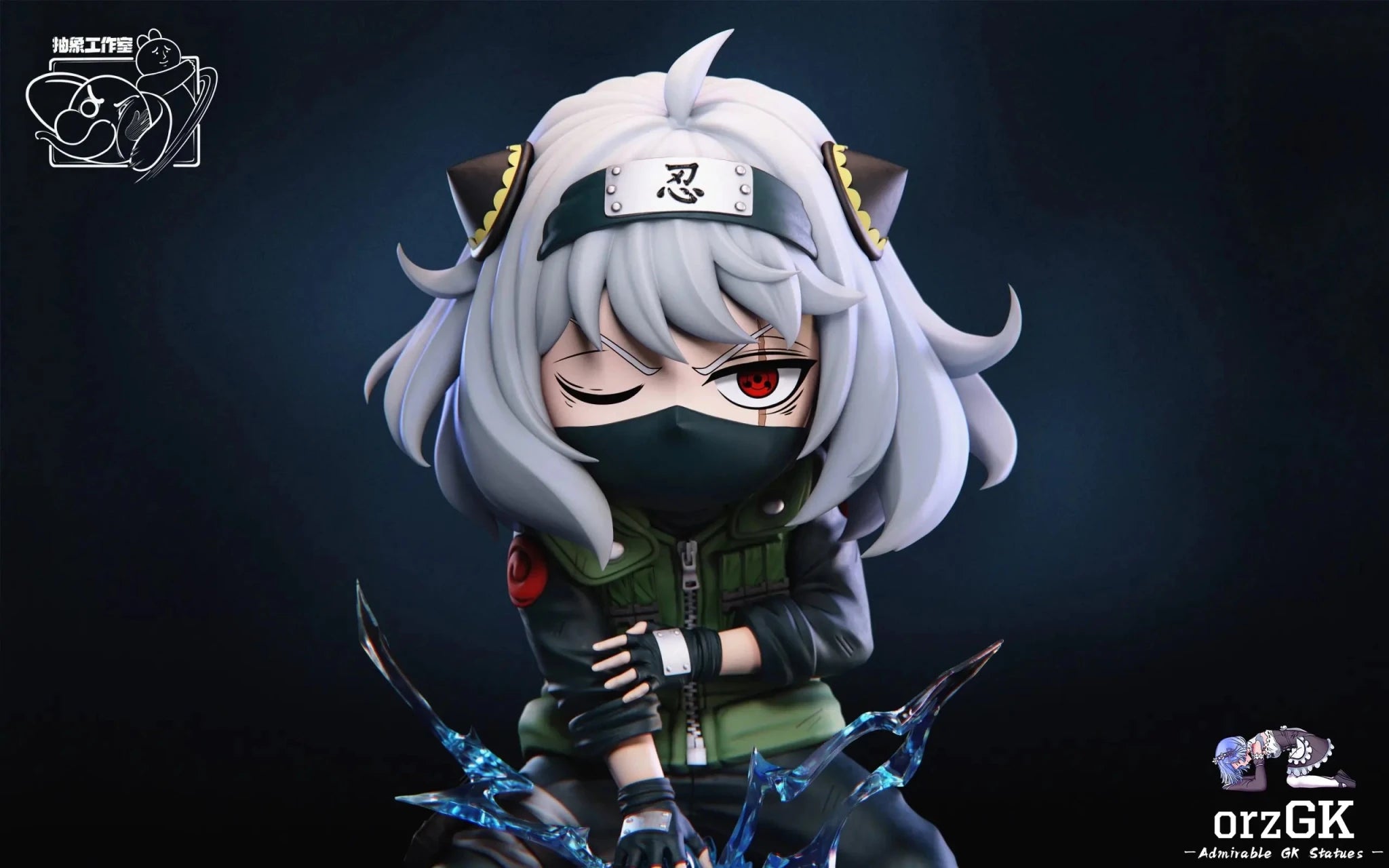 Chou Xiang Studio - SPY×FAMILY Anya Cos Kakashi resin statue Navy Toys anime figure