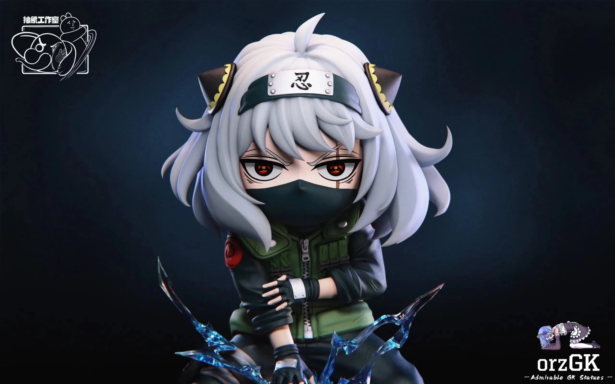 Chou Xiang Studio - SPY×FAMILY Anya Cos Kakashi resin statue Navy Toys anime figure