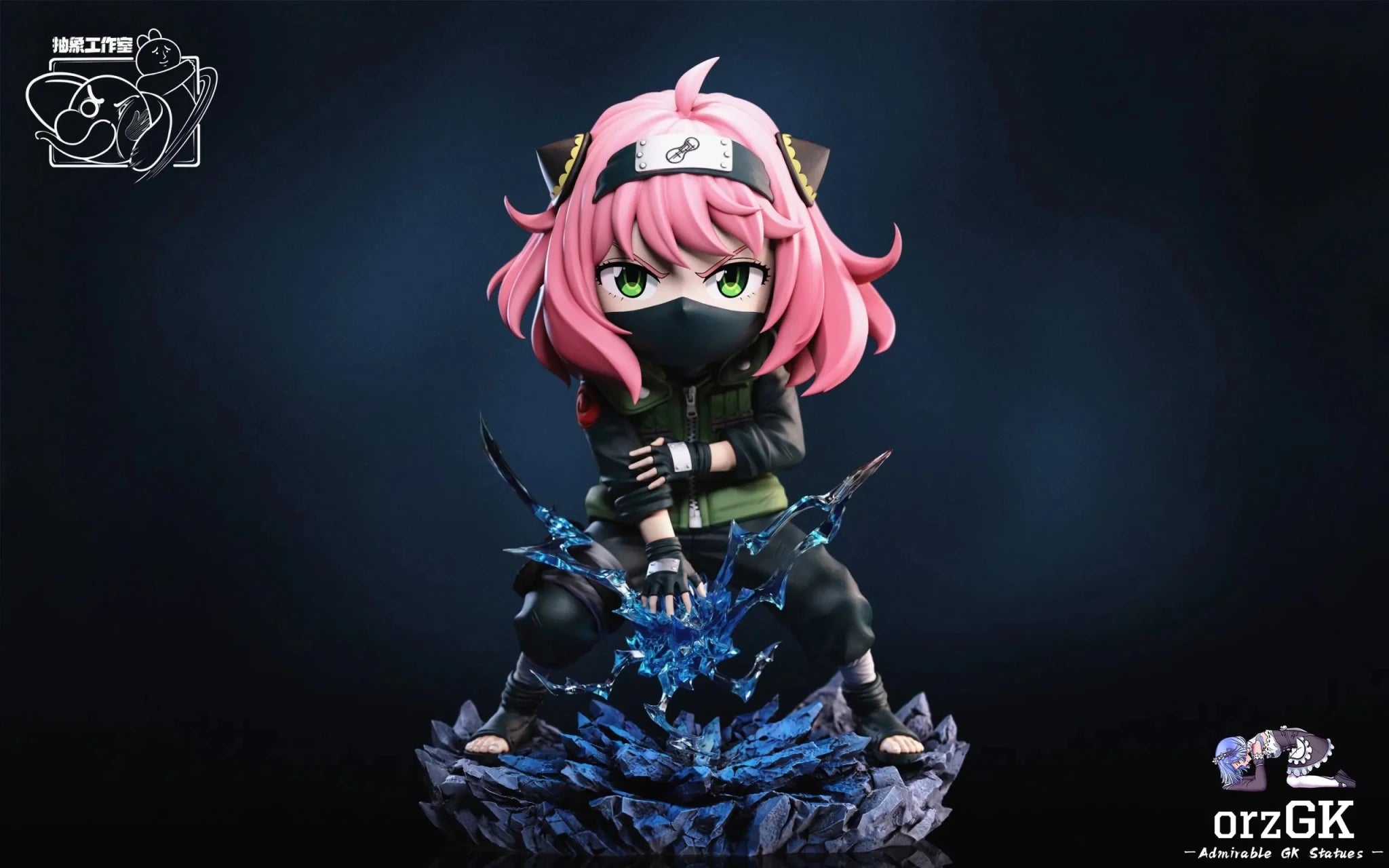 Chou Xiang Studio - SPY×FAMILY Anya Cos Kakashi resin statue Navy Toys anime figure