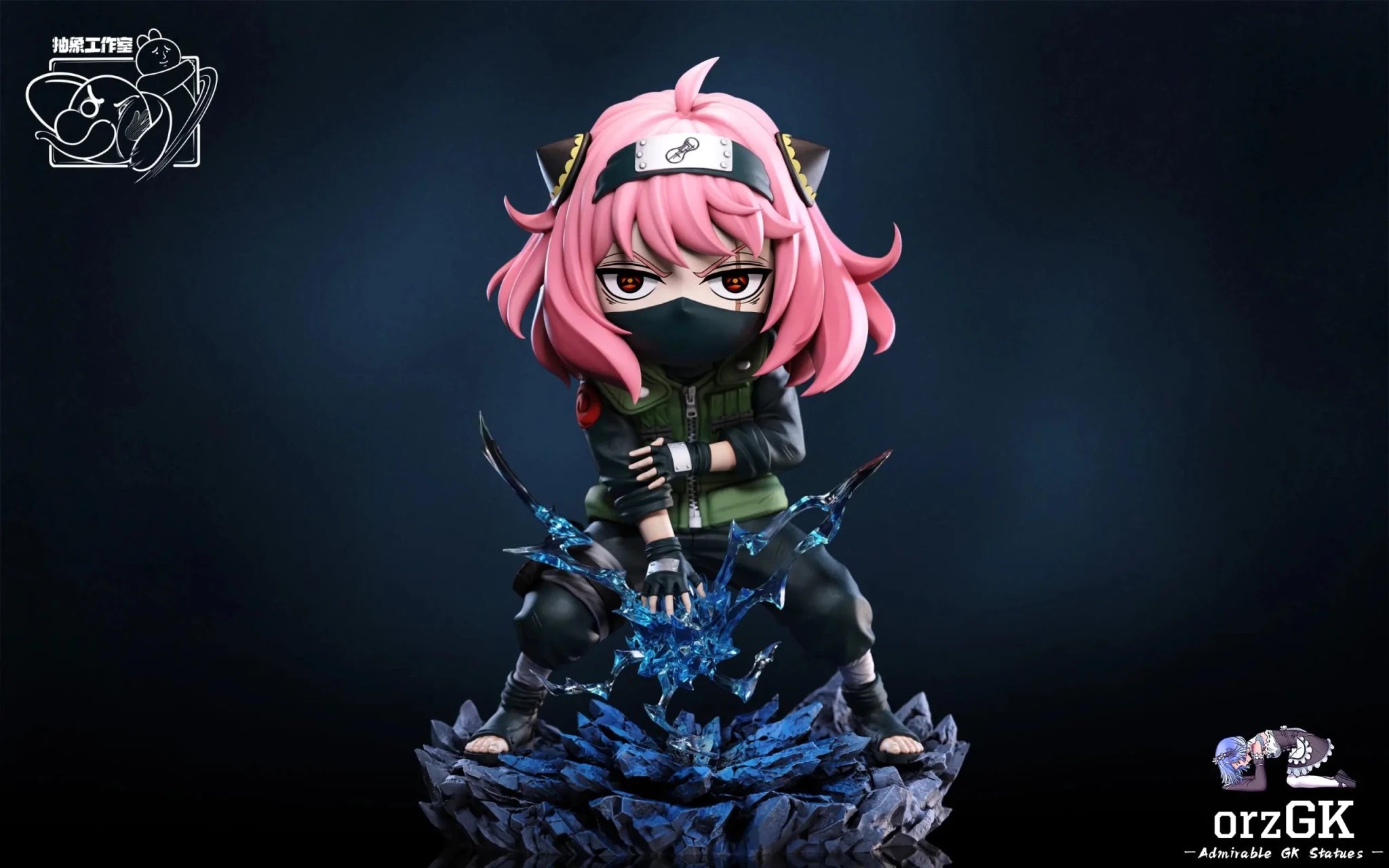 Chou Xiang Studio - SPY×FAMILY Anya Cos Kakashi resin statue Navy Toys anime figure