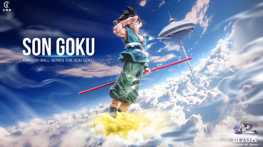 To youth Studio - Dragon Ball GT Goodbye Goku resin statue Navy Toys anime figure