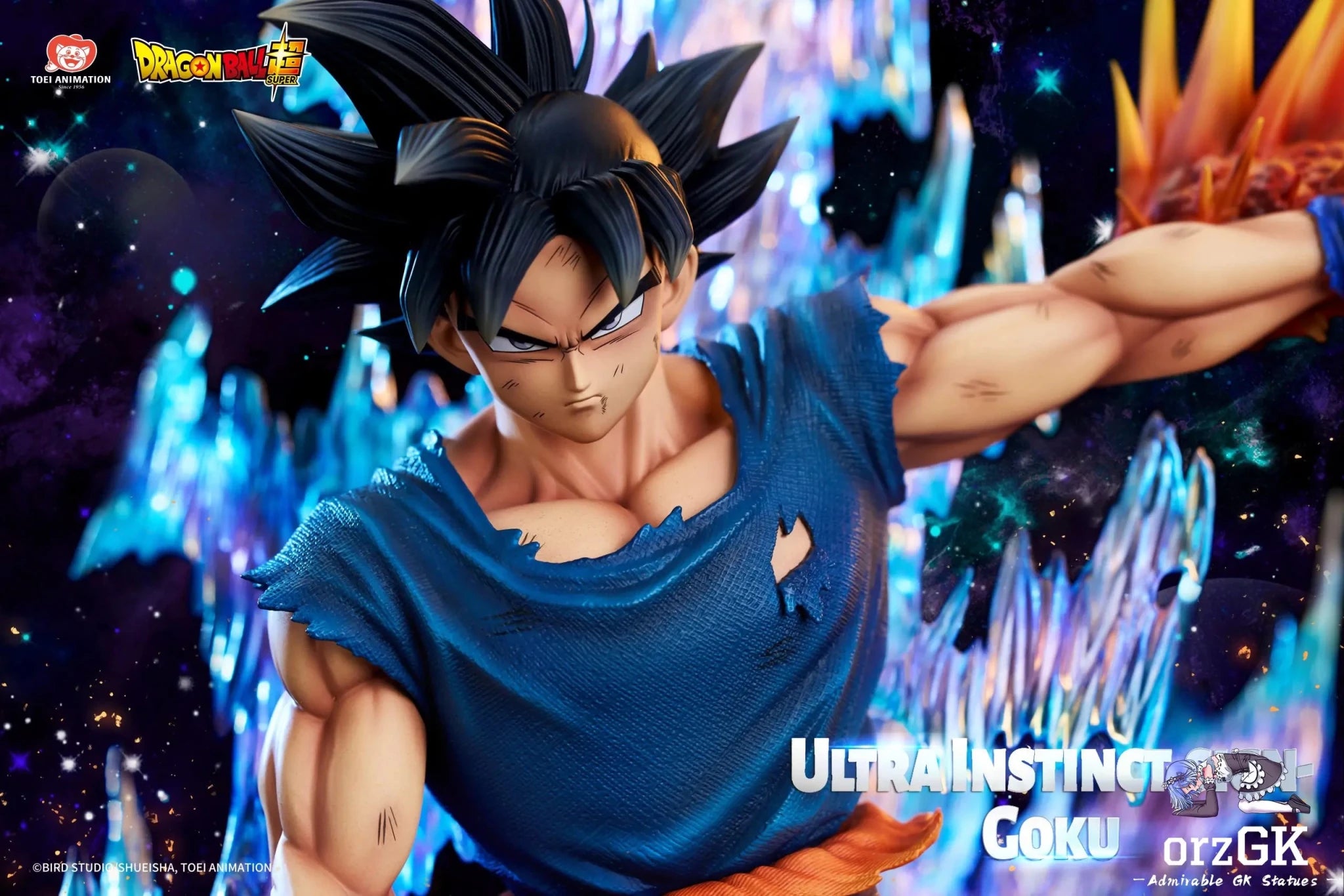 Light Year Studio - Dragon Ball Super Collectible Statue Ultra Instinct Son Goku (Licensed) resin statue Navy Toys anime figure
