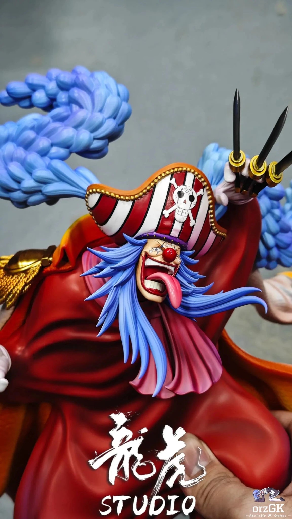 Long Hu Studio - One Piece Four Emperors - Buggy resin statue Navy Toys anime figure