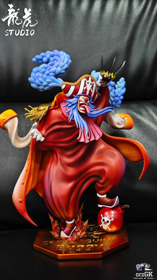 Long Hu Studio - One Piece Four Emperors - Buggy resin statue Navy Toys anime figure