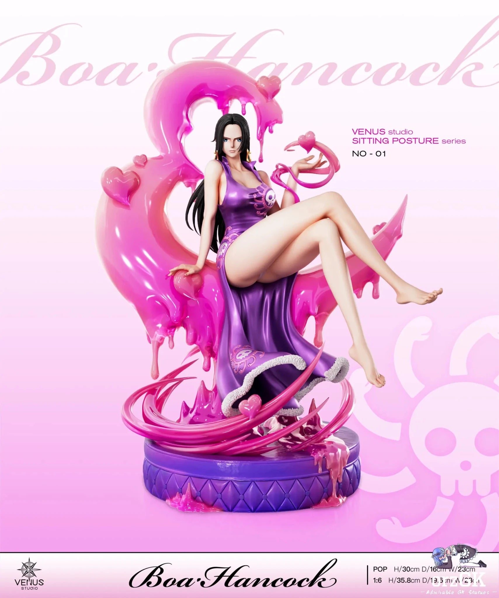 Venus Studio - One Piece Boa Hancock resin statue Navy Toys anime figure
