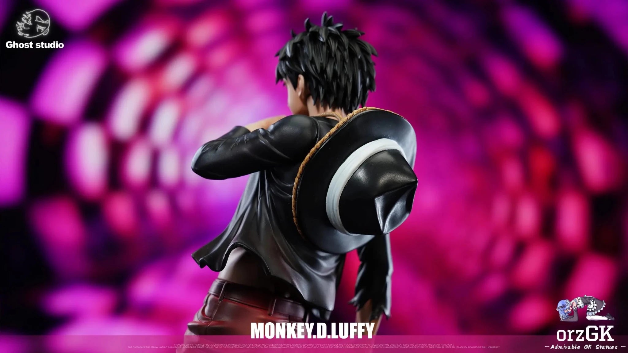 Ghost Studio - One Piece Luffy in the Mirror World resin statue Navy Toys anime figure
