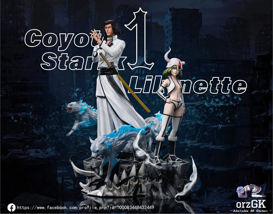 WW Studio - BLEACH Coyote Starrk & Lilynette Gingerbuck resin statue Navy Toys anime figure