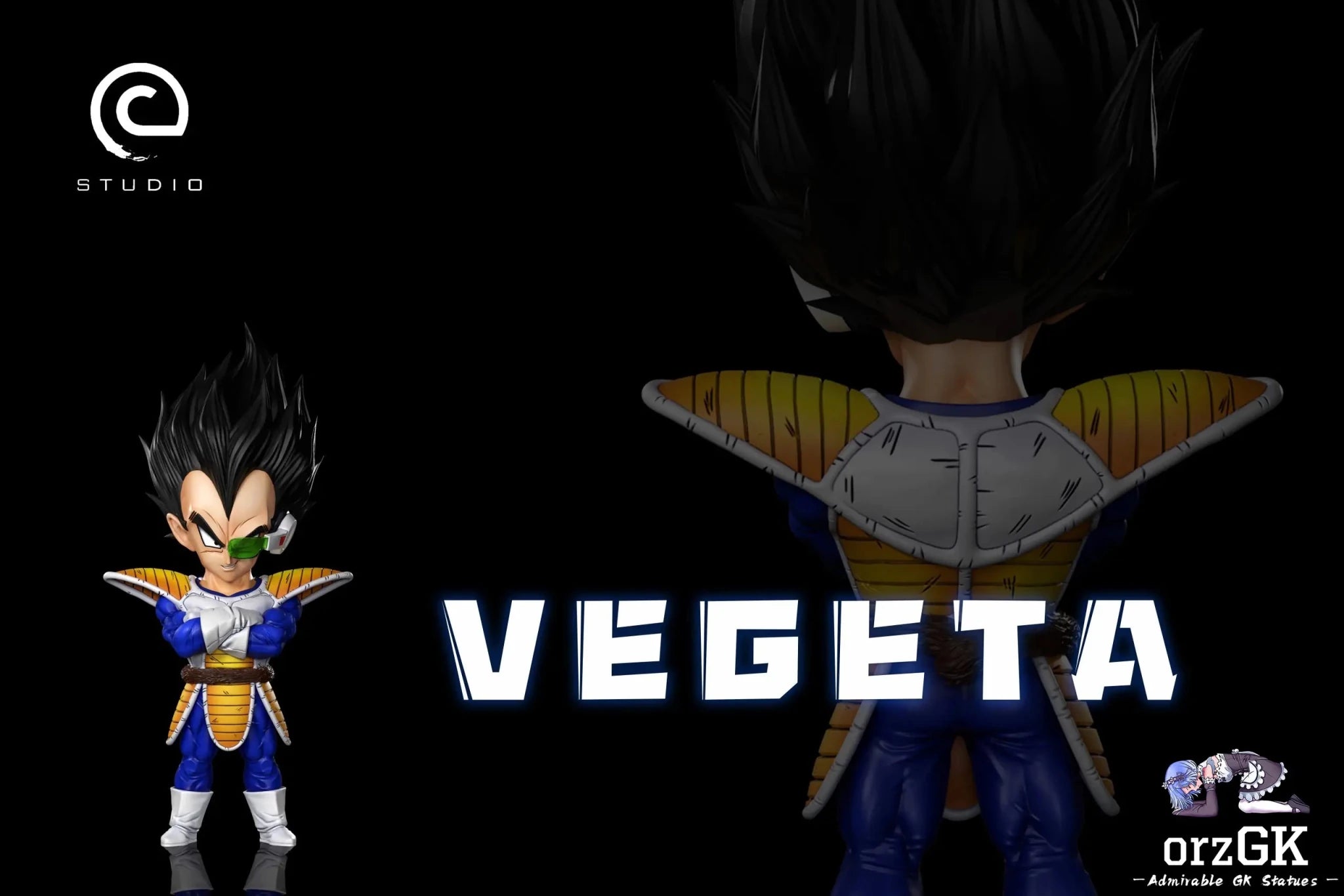 C Studio - Dragon Ball Earth Invasion Vegeta resin statue Navy Toys anime figure