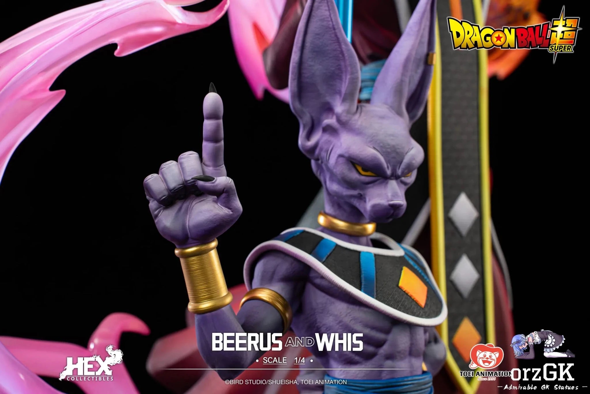 HEX Collectibles & Pickstar Studio - Dragon Ball Super Beerus & Whis 1/4 Statue (Licensed) resin statue Navy Toys anime figure