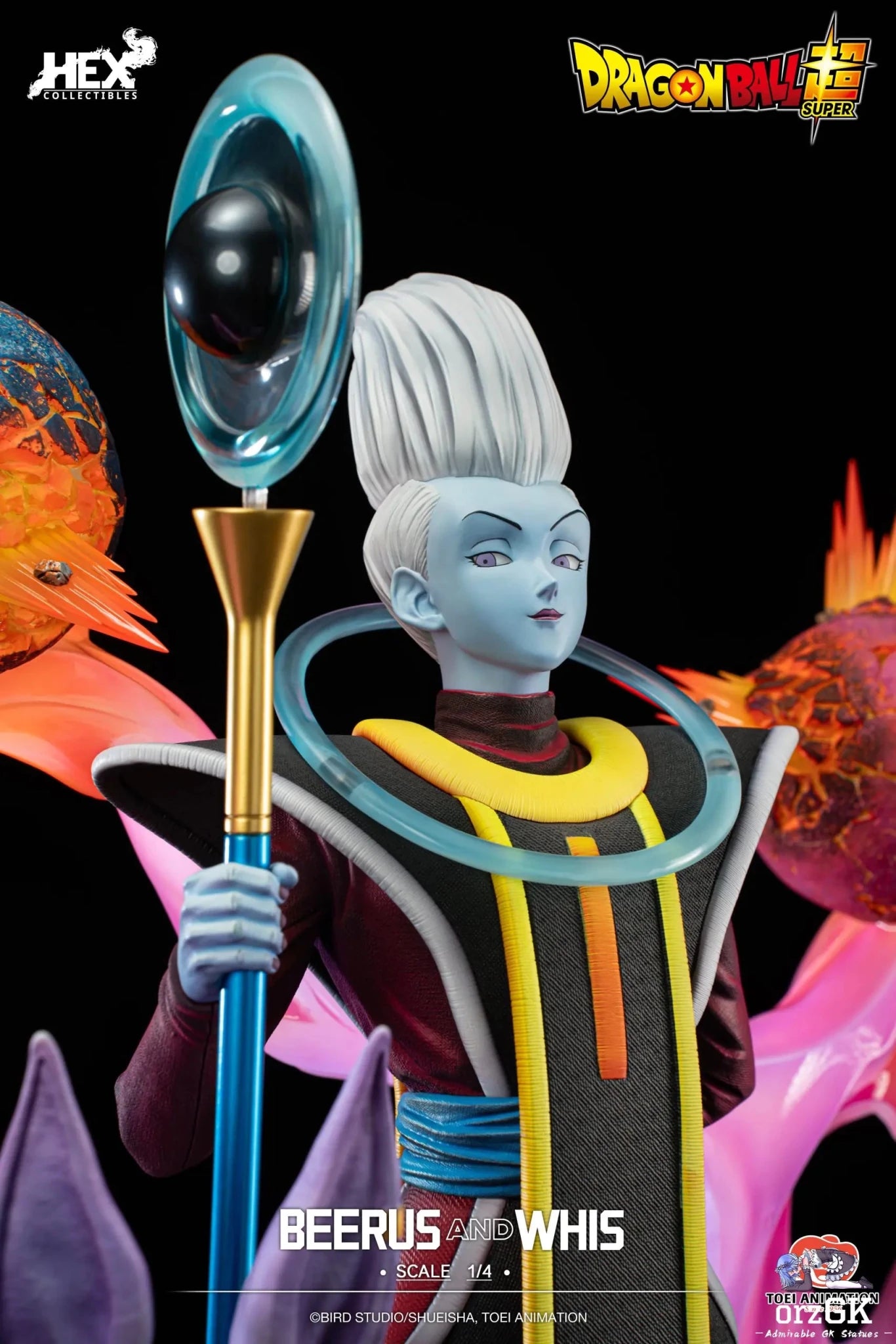 HEX Collectibles & Pickstar Studio - Dragon Ball Super Beerus & Whis 1/4 Statue (Licensed) resin statue Navy Toys anime figure