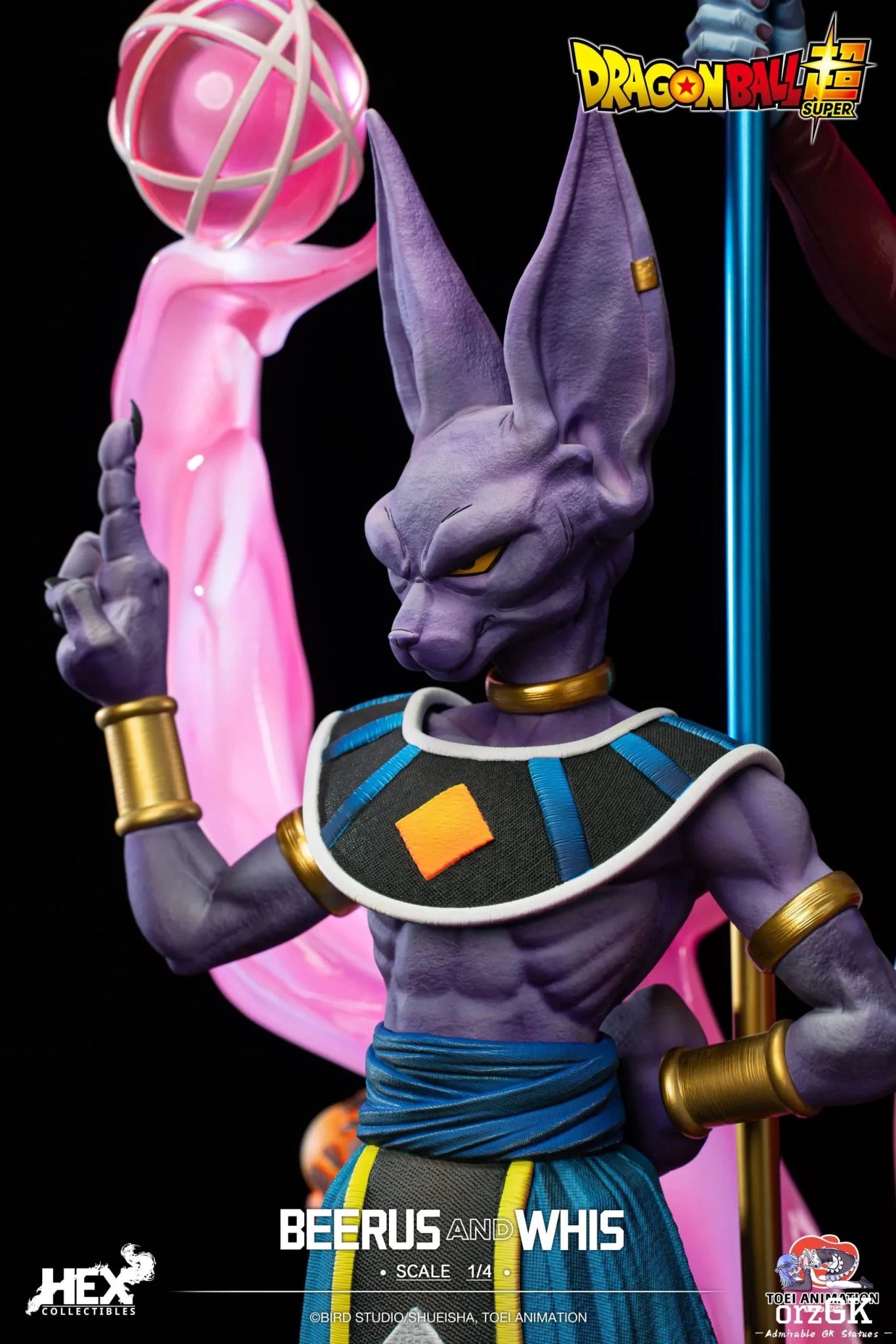 HEX Collectibles & Pickstar Studio - Dragon Ball Super Beerus & Whis 1/4 Statue (Licensed) resin statue Navy Toys anime figure