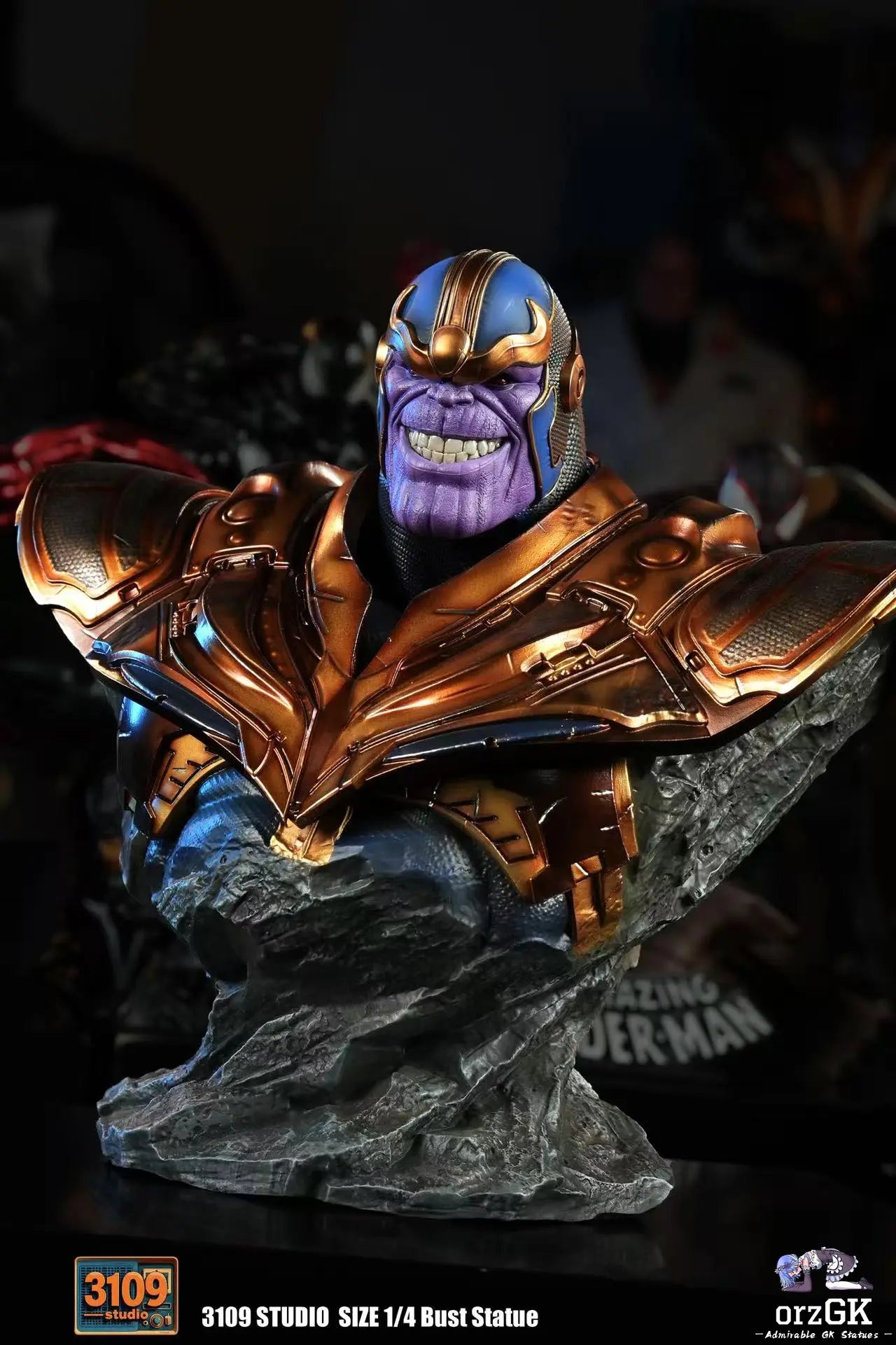 3109 Studio - Marvel Thanos Bust resin statue Navy Toys anime figure