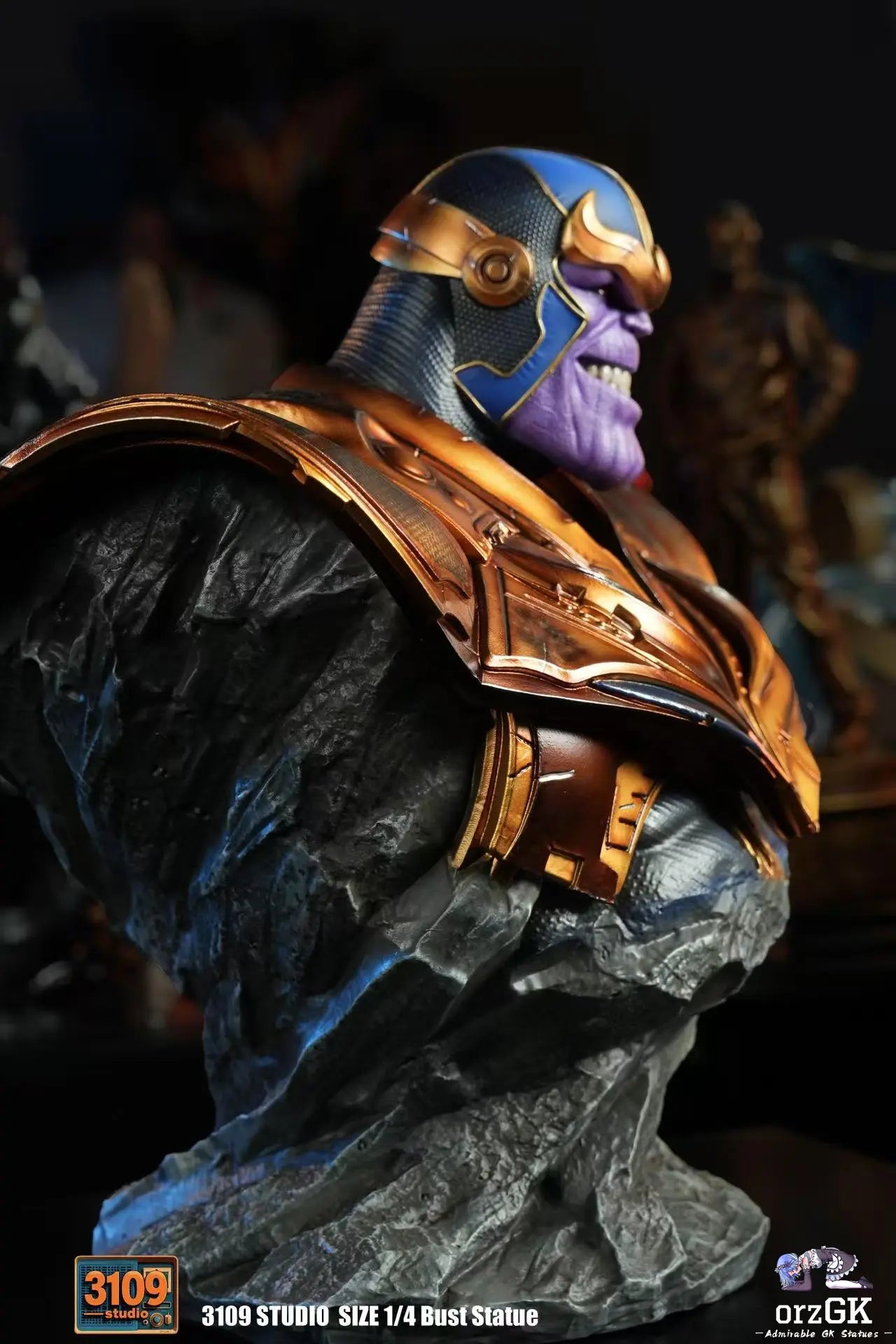 3109 Studio - Marvel Thanos Bust resin statue Navy Toys anime figure