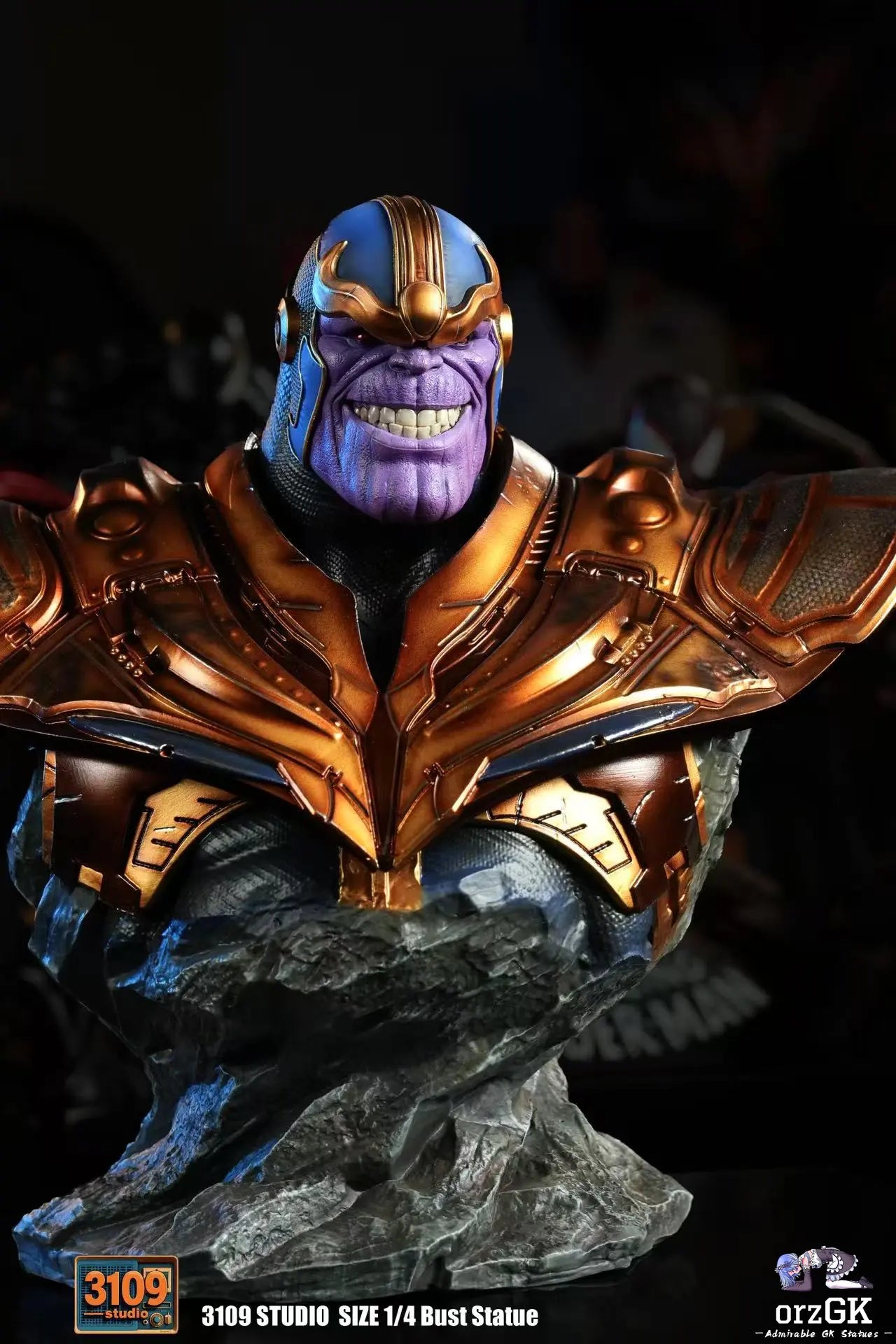 3109 Studio - Marvel Thanos Bust resin statue Navy Toys anime figure