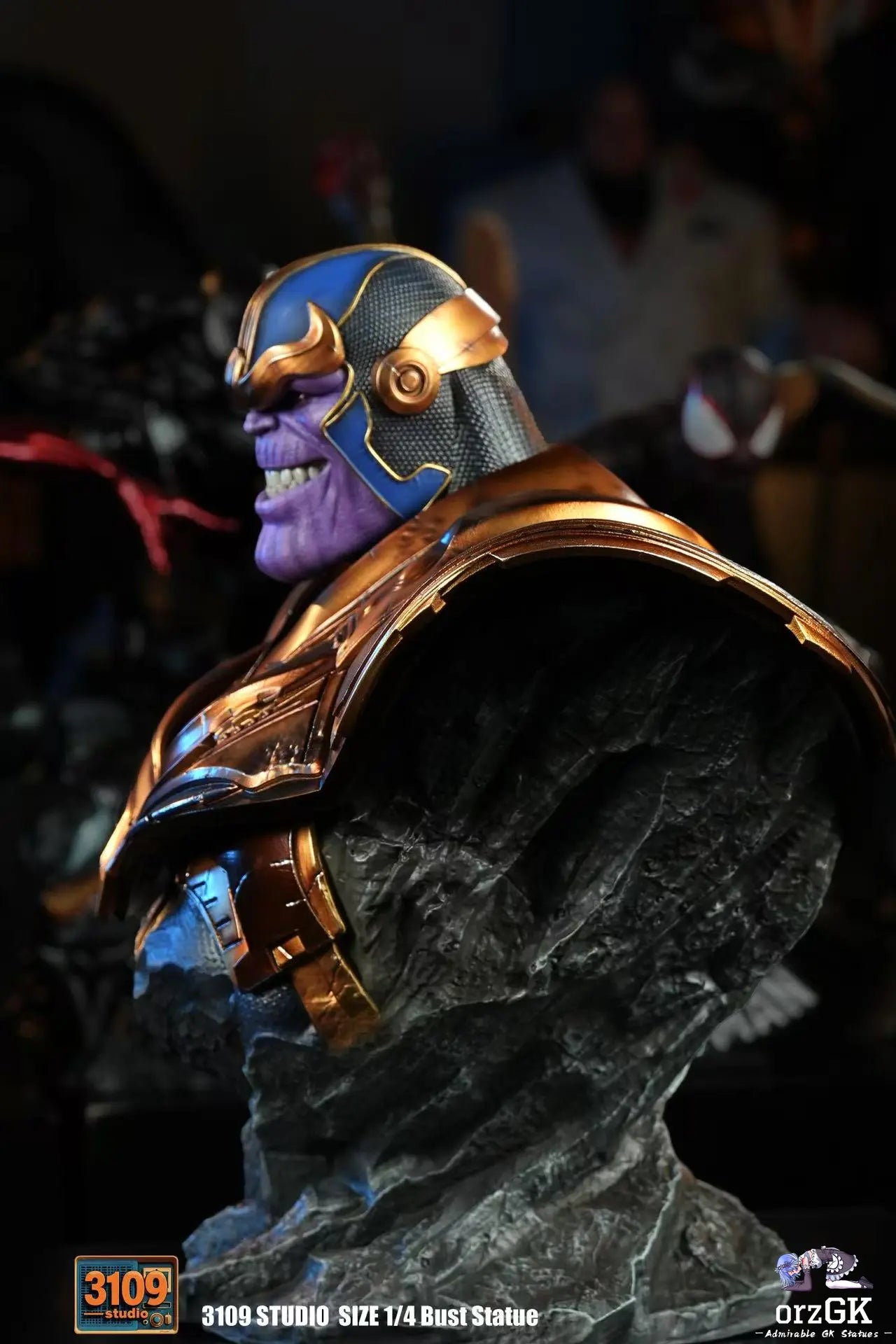 3109 Studio - Marvel Thanos Bust resin statue Navy Toys anime figure