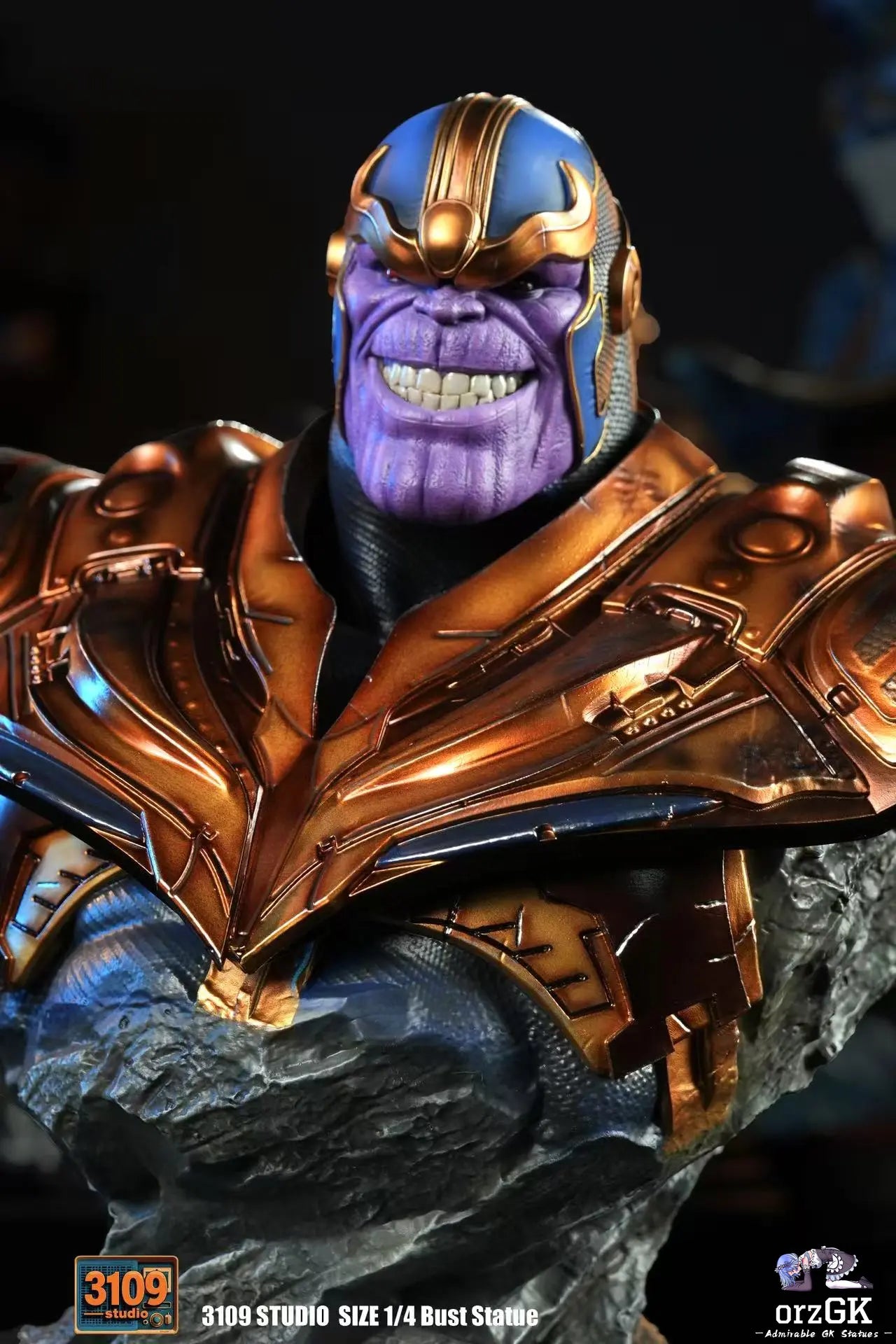 3109 Studio - Marvel Thanos Bust resin statue Navy Toys anime figure