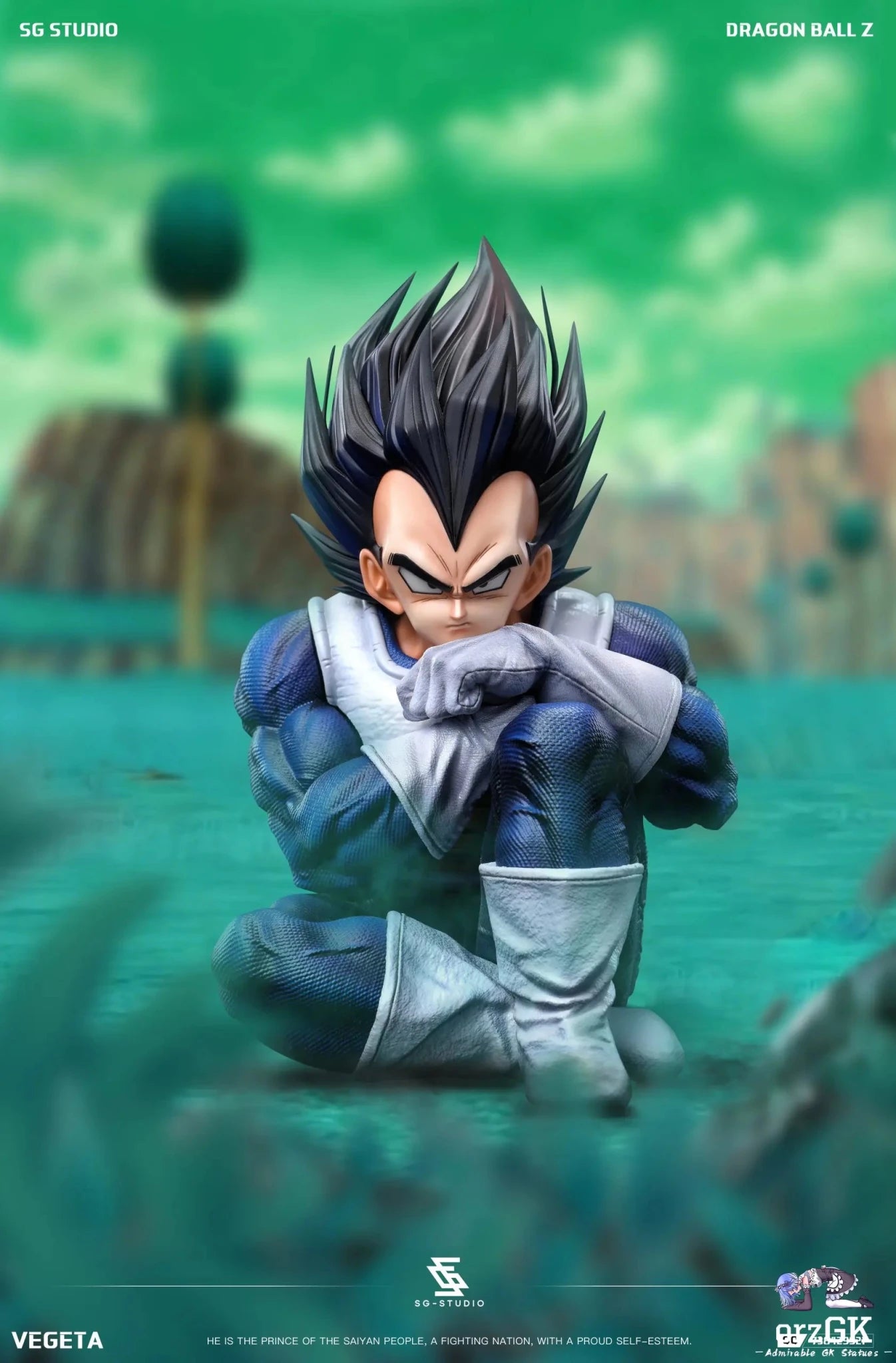 SG Studio - Dragon Ball Namek Vegeta resin statue Navy Toys anime figure