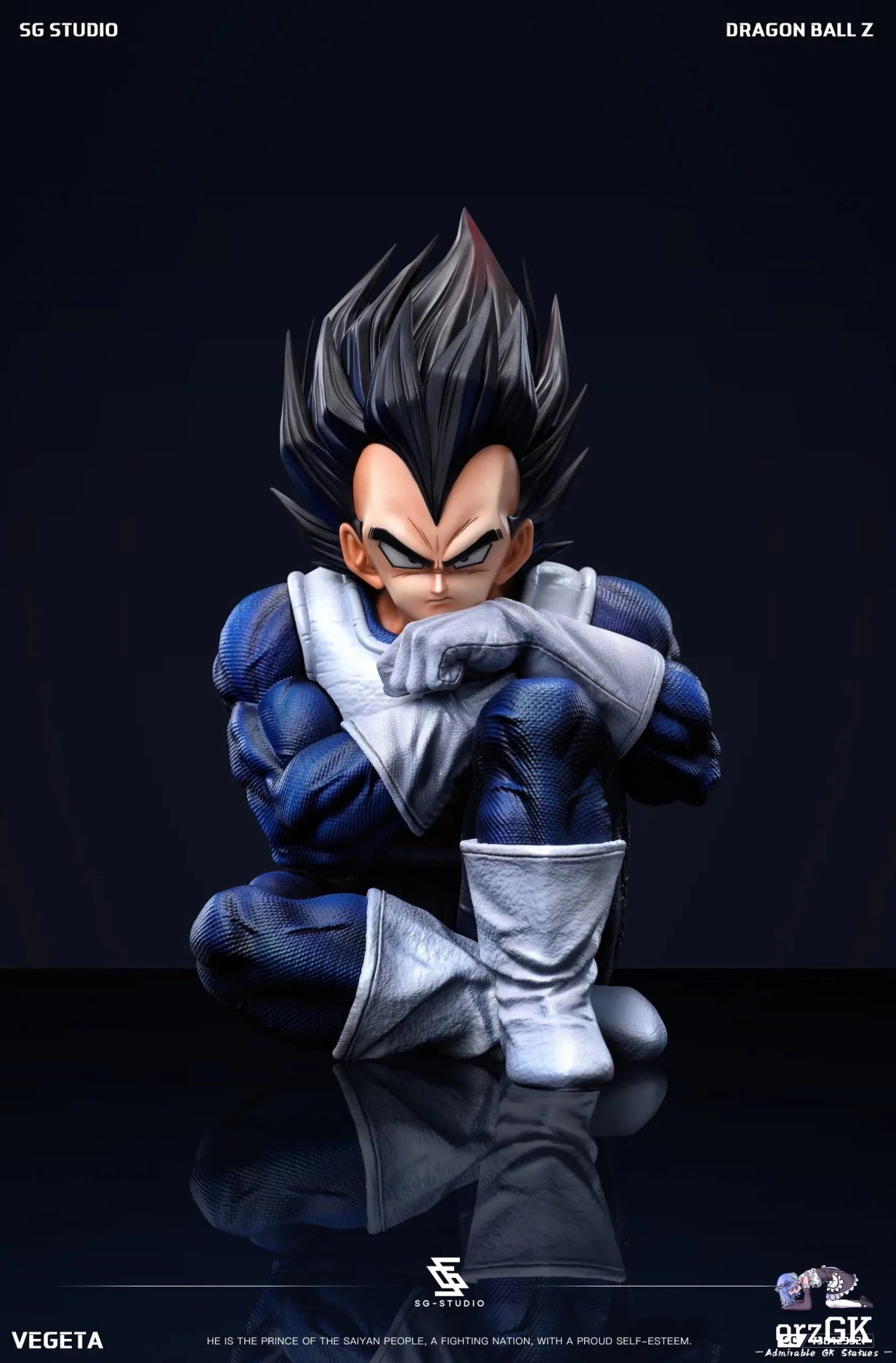 SG Studio - Dragon Ball Namek Vegeta resin statue Navy Toys anime figure