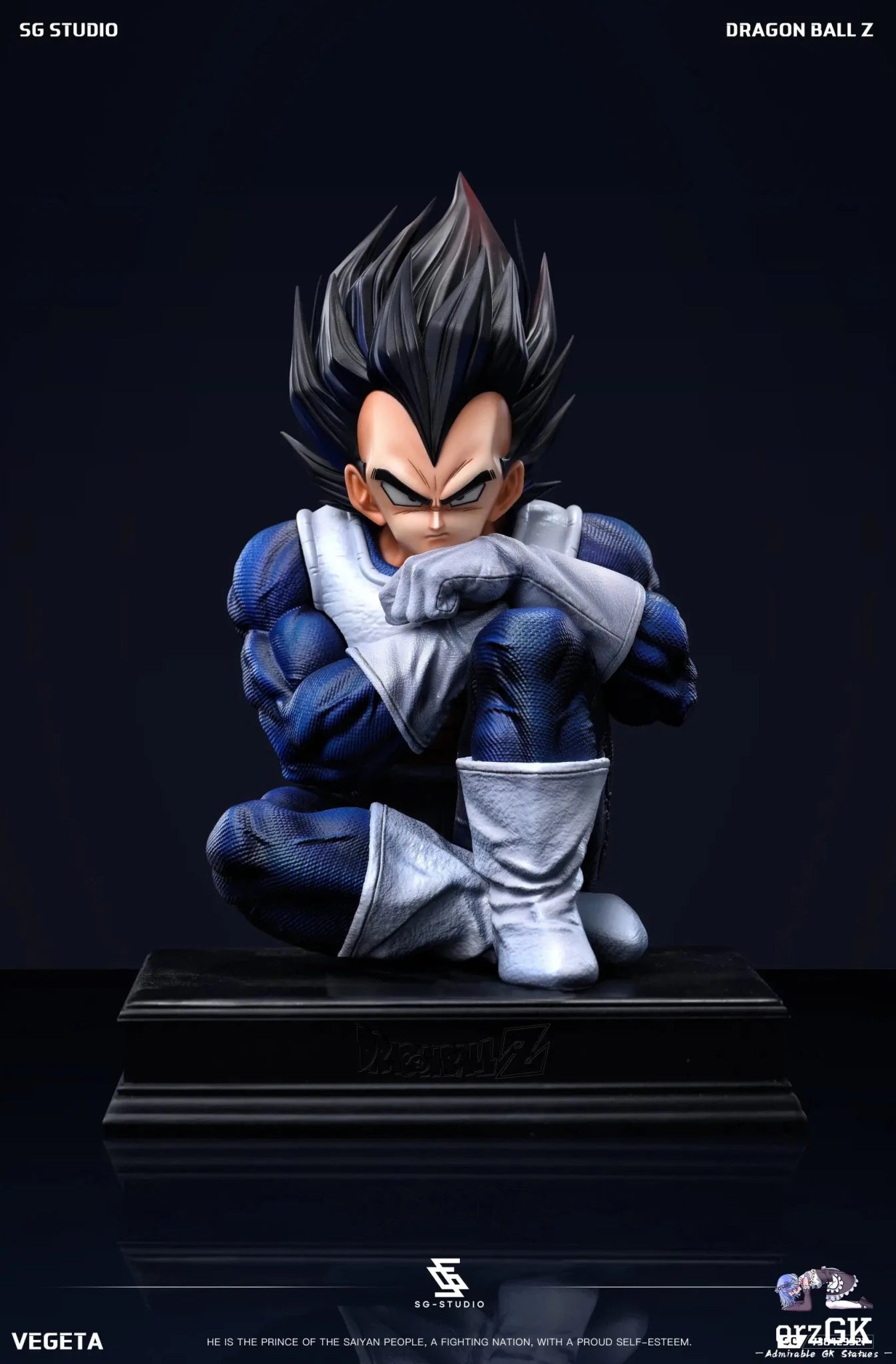 SG Studio - Dragon Ball Namek Vegeta resin statue Navy Toys anime figure
