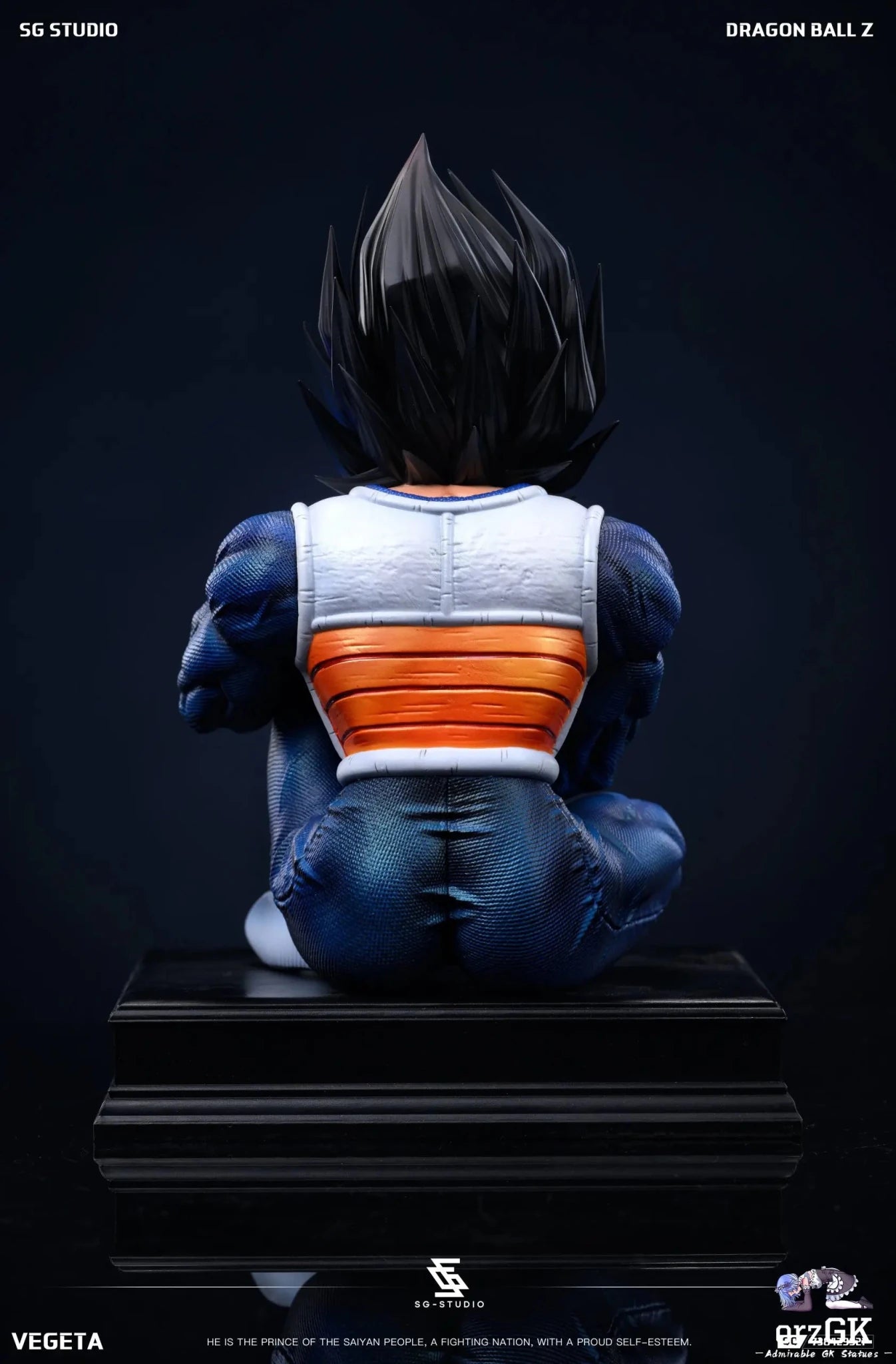 SG Studio - Dragon Ball Namek Vegeta resin statue Navy Toys anime figure