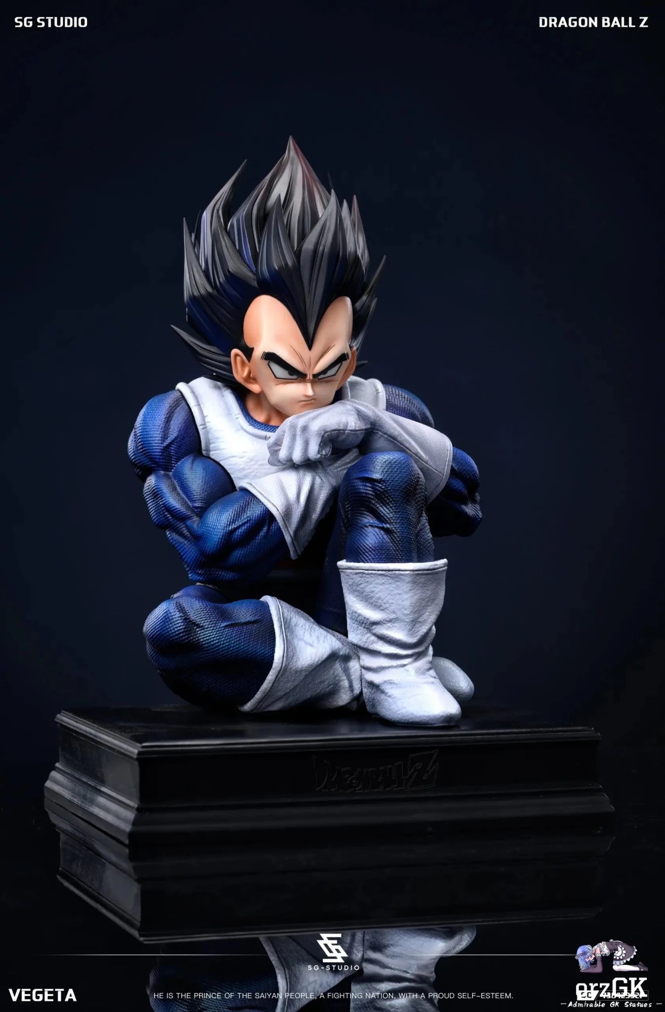 SG Studio - Dragon Ball Namek Vegeta resin statue Navy Toys anime figure