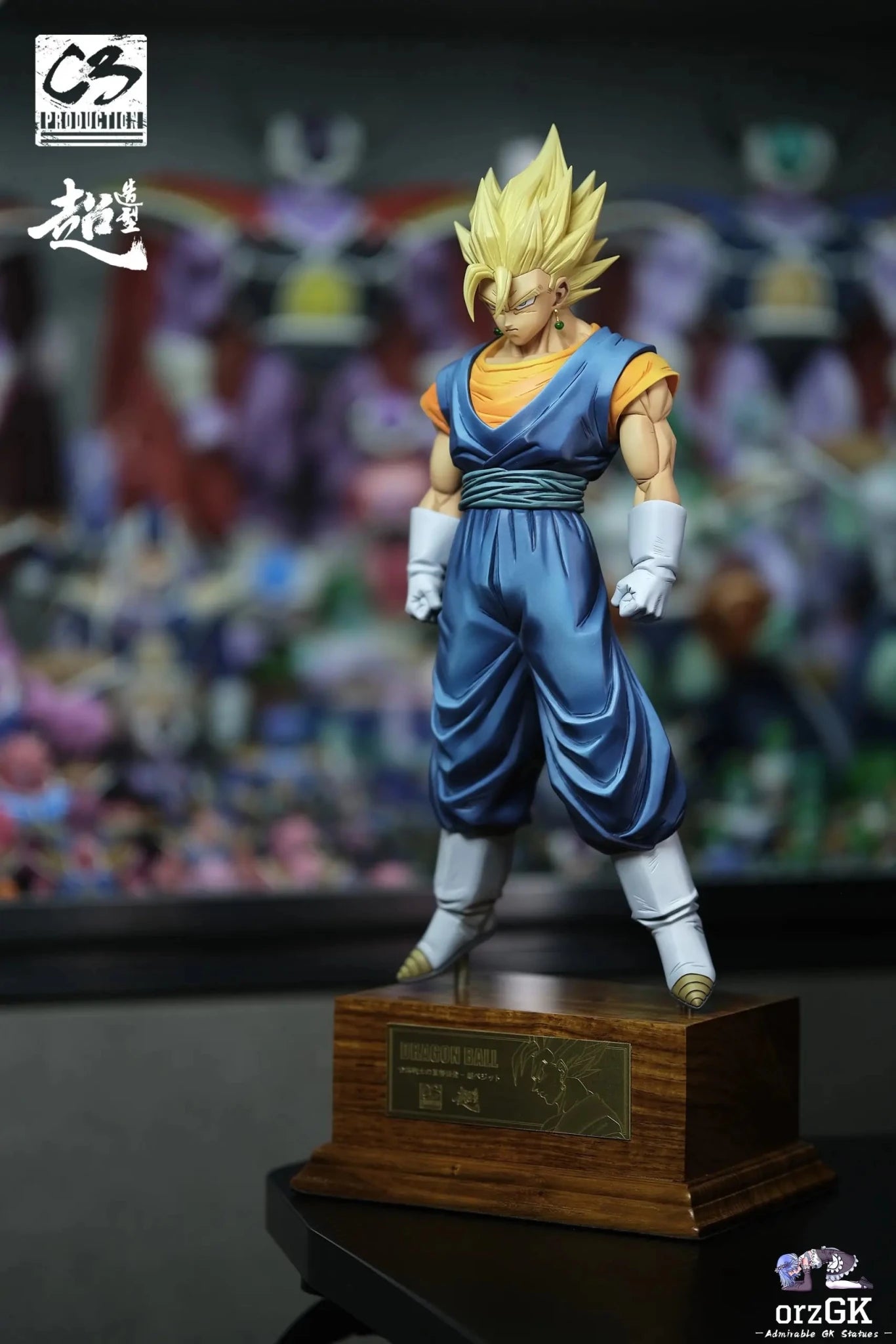 C3 Studio - Dragon Ball Combined Warrior's Energy Reserve Super Vegeta resin statue Navy Toys anime figure