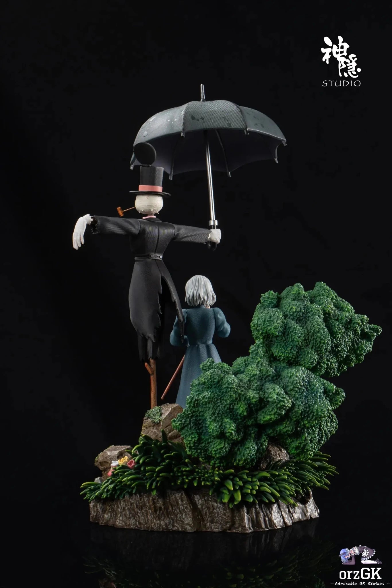 Shen Yin Studio - Howl's Moving Castle Silhouette Moment Series Turnip Head's Guardian resin statue Navy Toys anime figure