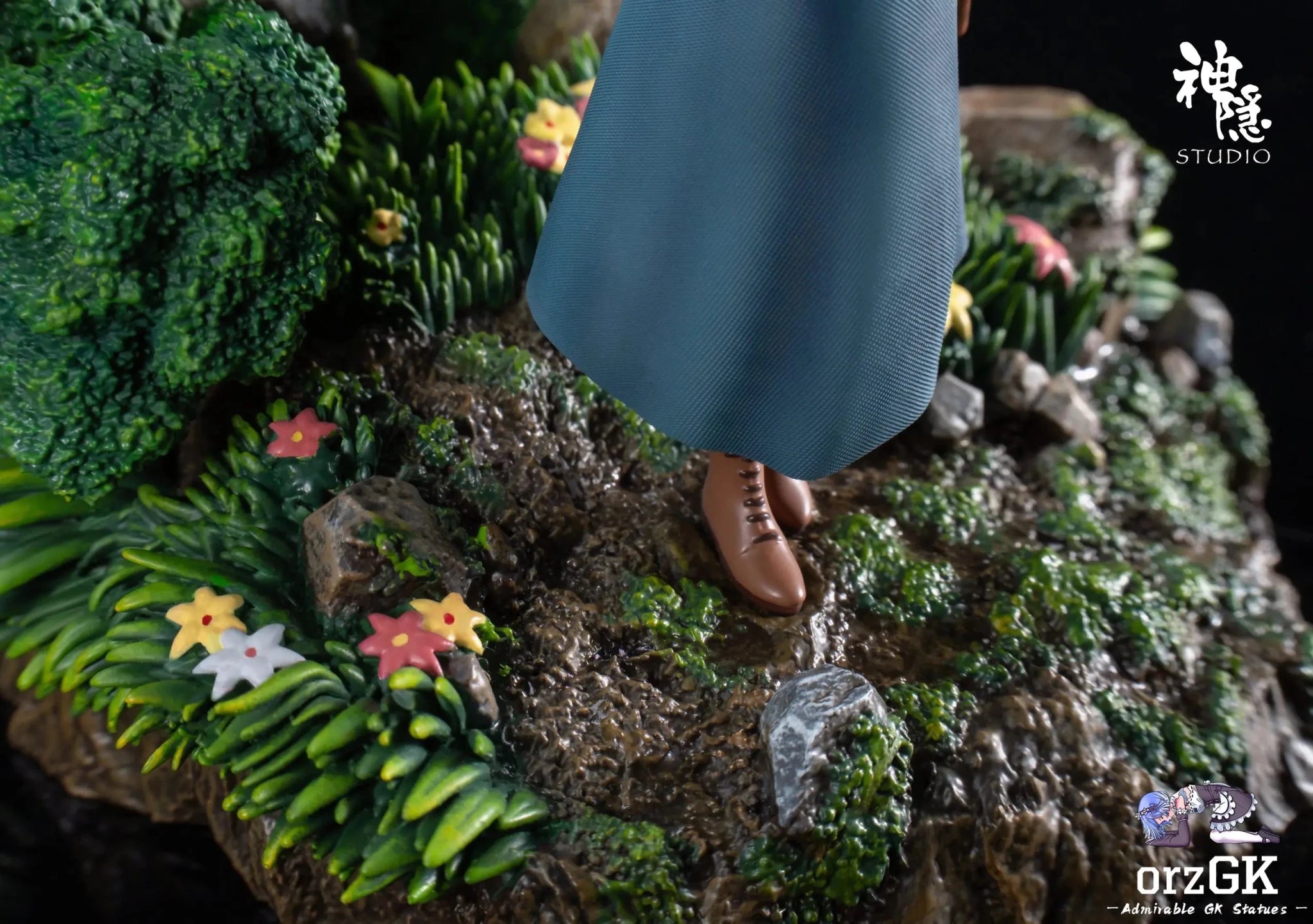 Shen Yin Studio - Howl's Moving Castle Silhouette Moment Series Turnip Head's Guardian resin statue Navy Toys anime figure