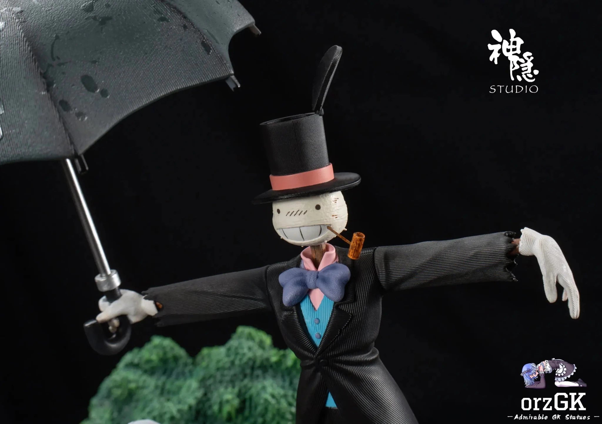 Shen Yin Studio - Howl's Moving Castle Silhouette Moment Series Turnip Head's Guardian resin statue Navy Toys anime figure