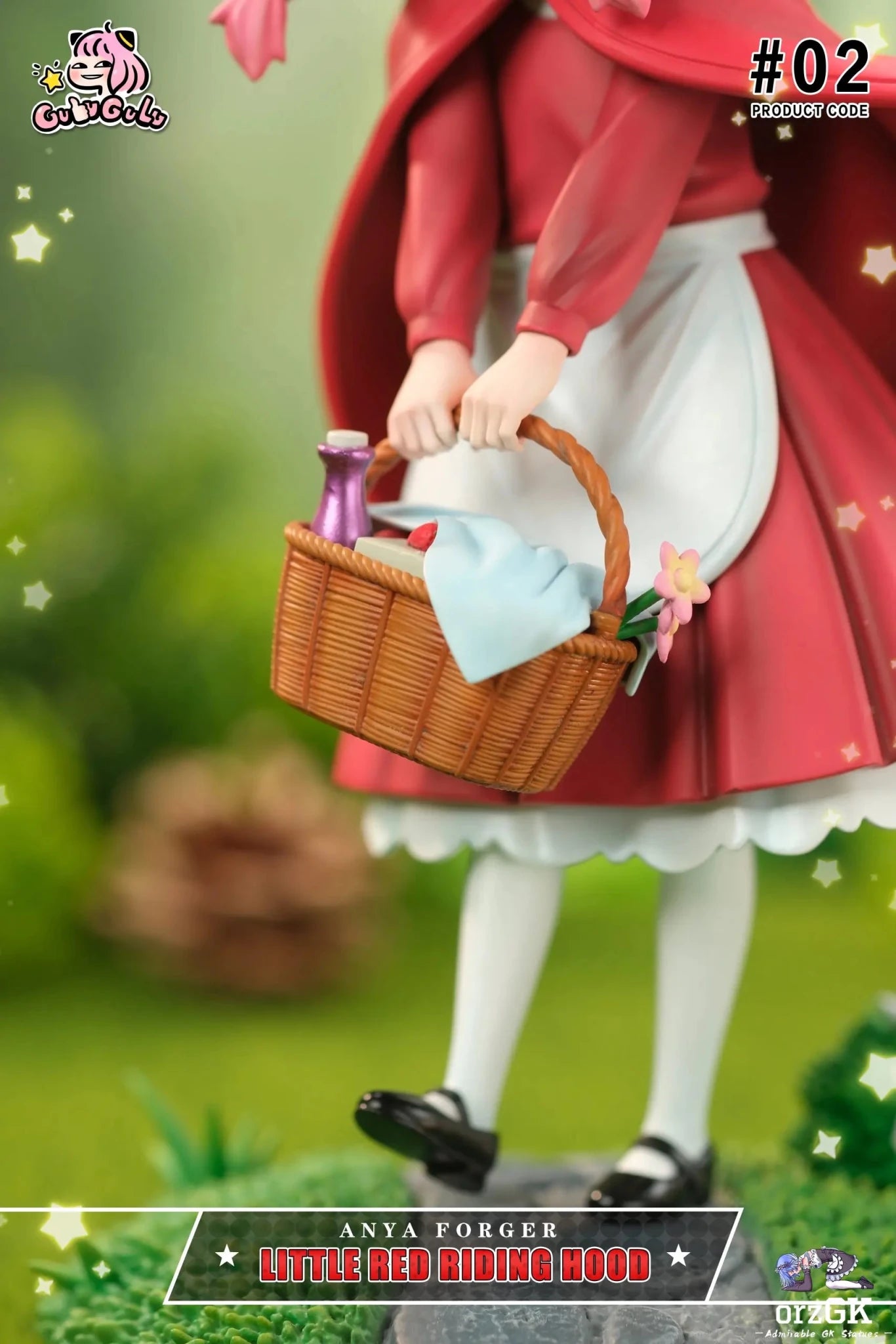 GuluGulu Studio - Spy x Family Fairy Tale Series 2 Anya cos Little Red Riding Hood resin statue Navy Toys anime figure