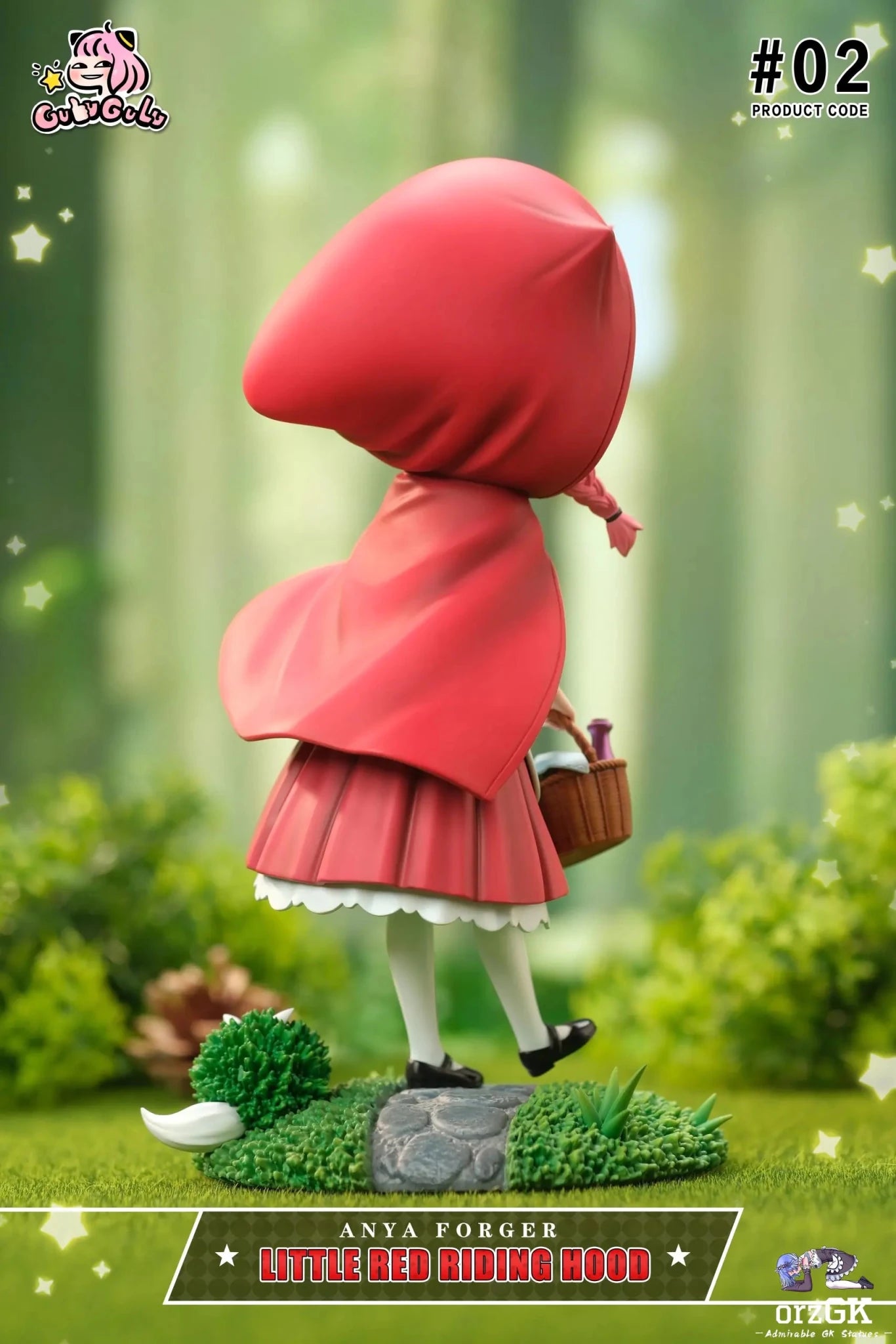 GuluGulu Studio - Spy x Family Fairy Tale Series 2 Anya cos Little Red Riding Hood resin statue Navy Toys anime figure