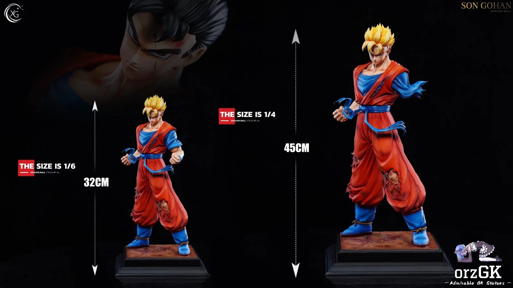 XG Studio - Dragon Ball Z Future Son Gohan resin statue Navy Toys anime figure