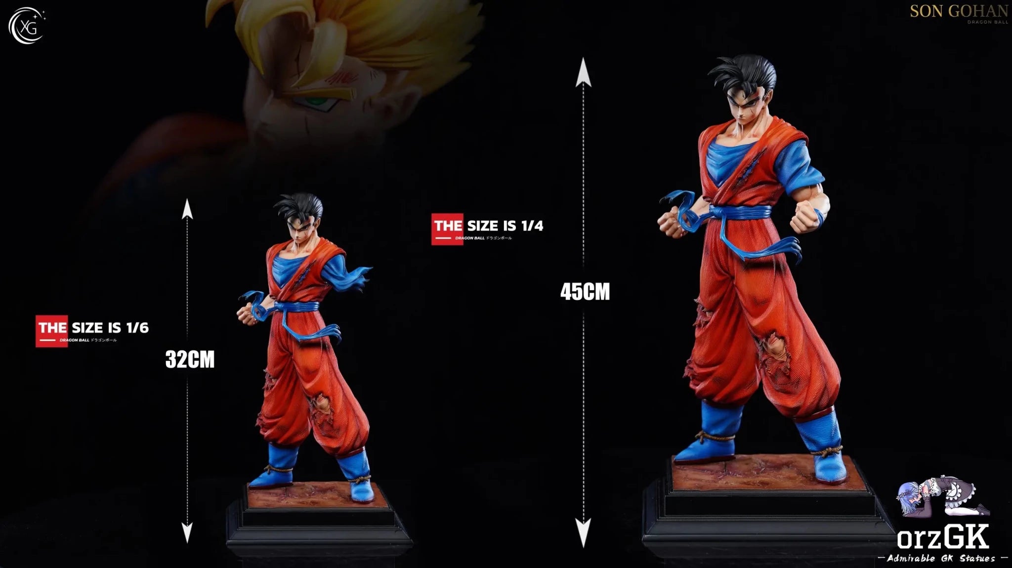XG Studio - Dragon Ball Z Future Son Gohan resin statue Navy Toys anime figure