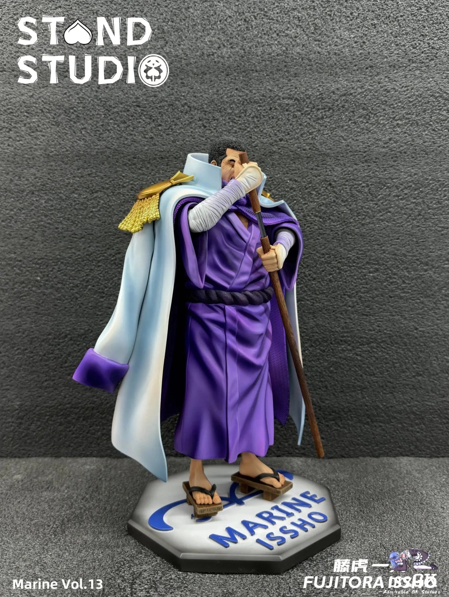 Stand Studio - One Piece Navy Series 13 Issho resin statue Navy Toys anime figure