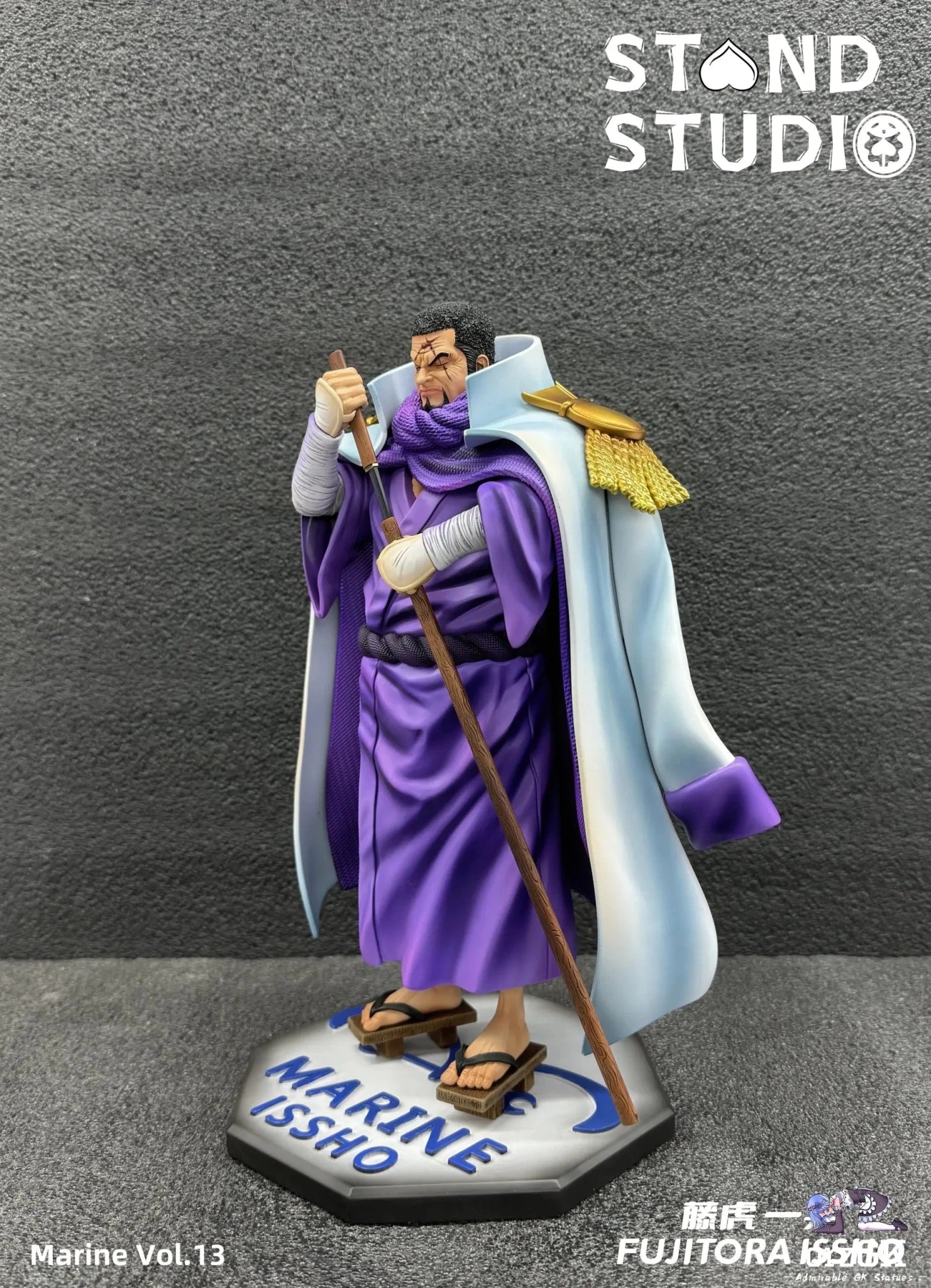 Stand Studio - One Piece Navy Series 13 Issho resin statue Navy Toys anime figure