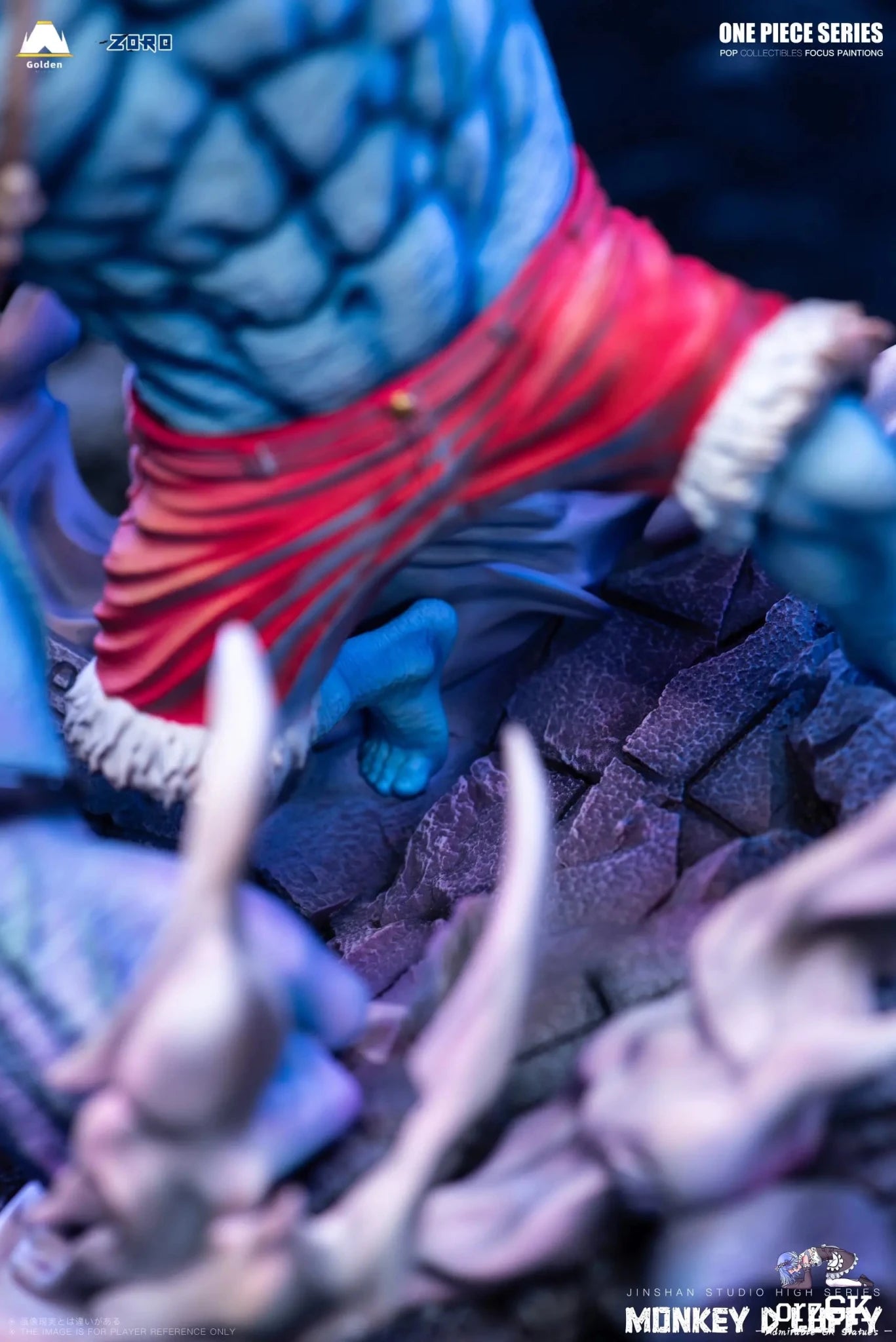 Jinshan Studio - One Piece Horror Series 2 Nightmare Luffy resin statue Navy Toys anime figure