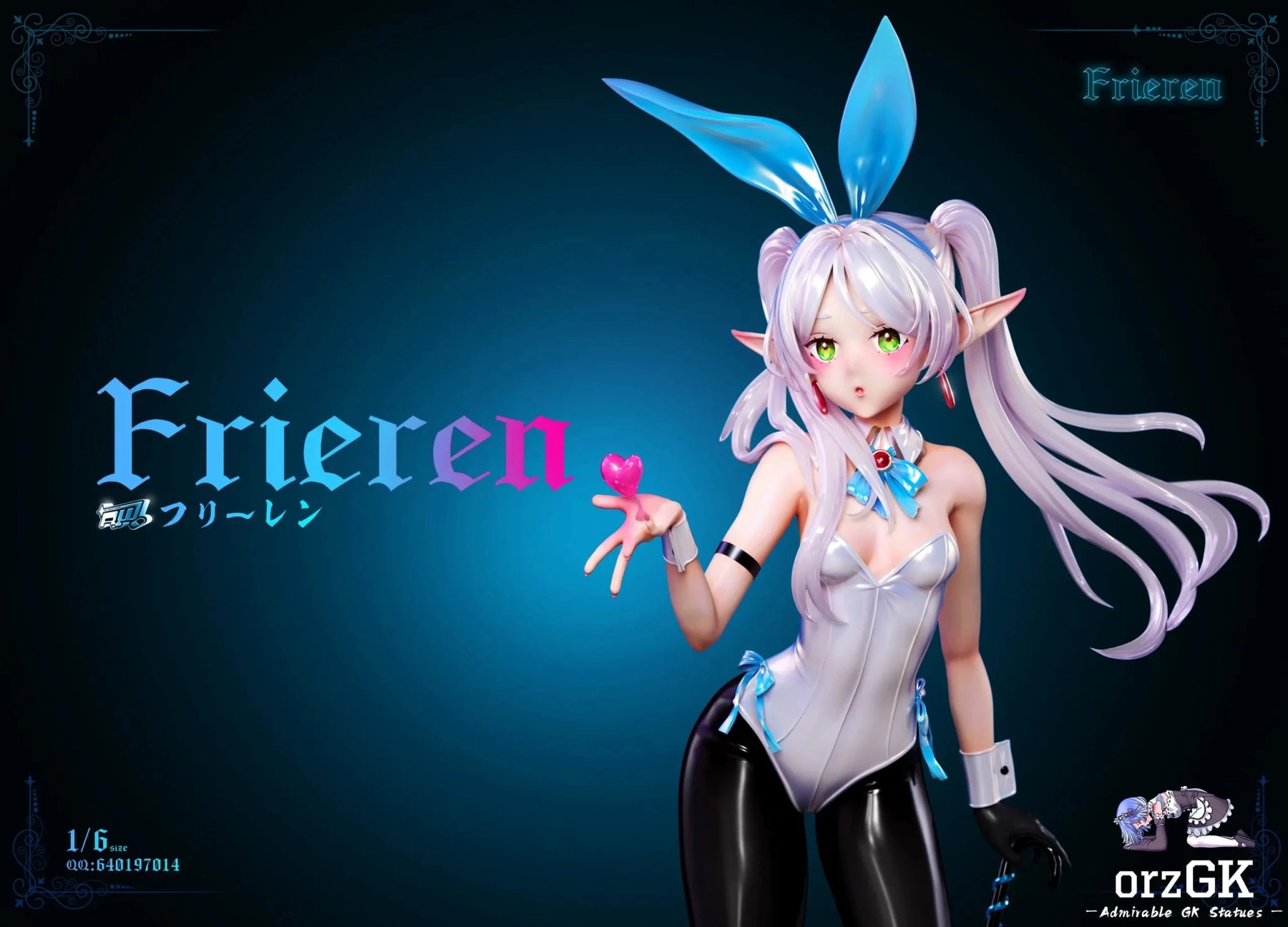 PW Studio - Frieren: Beyond Journey's End Bunny Girl Frieren resin statue Navy Toys anime figure
